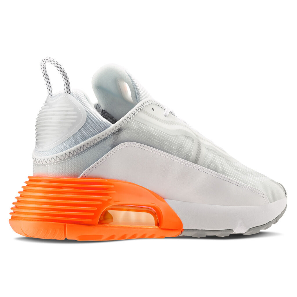 Air max 2024 bianche e arancioni