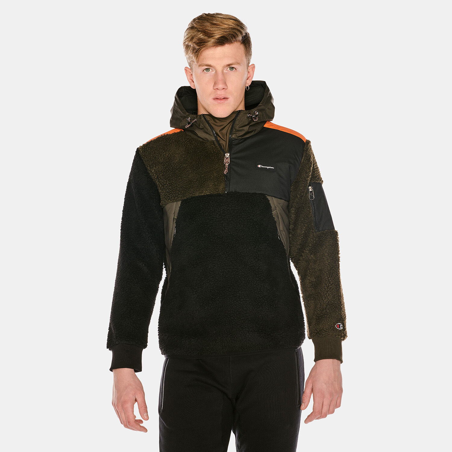Felpa champion zip new arrivals