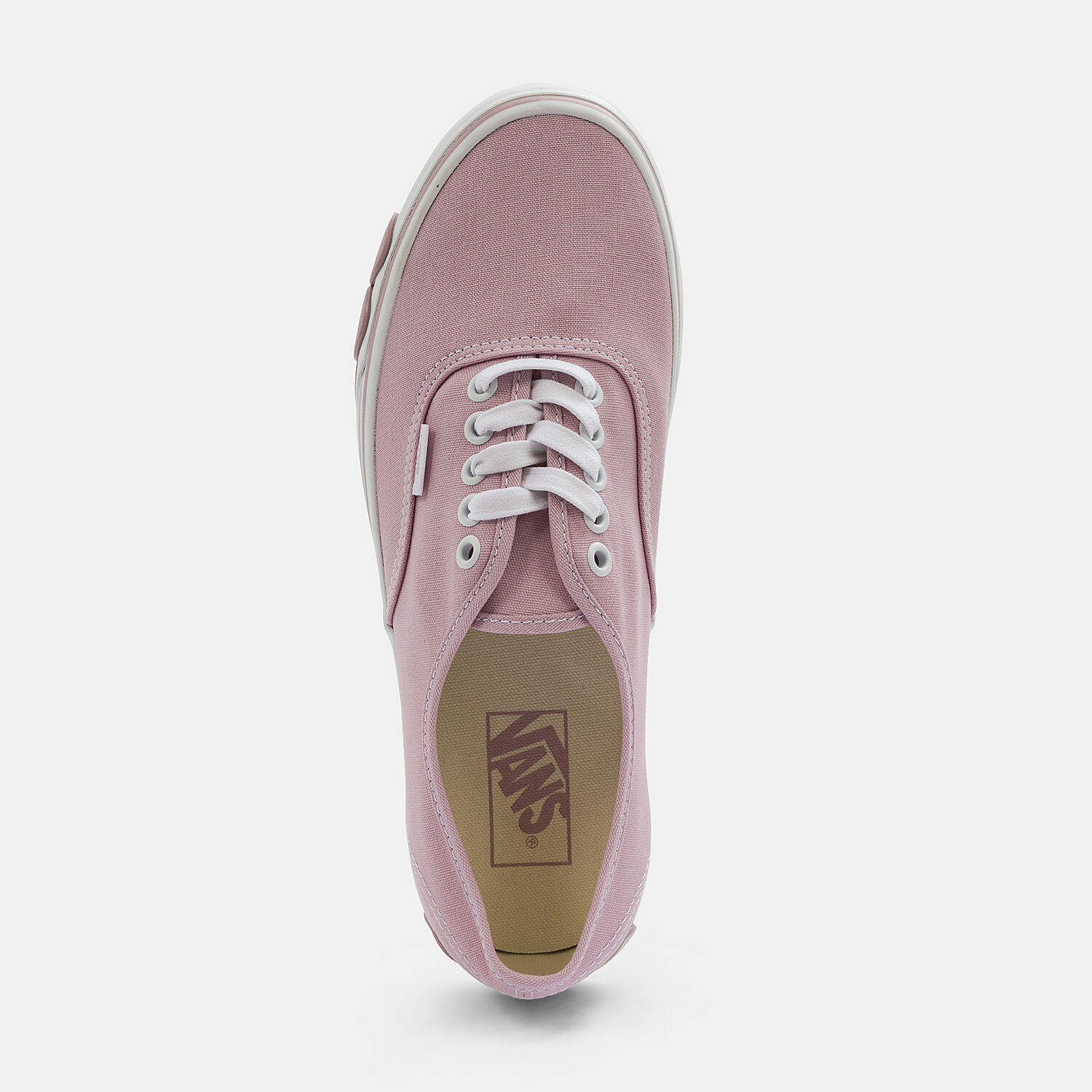 Vans top bianche rosa