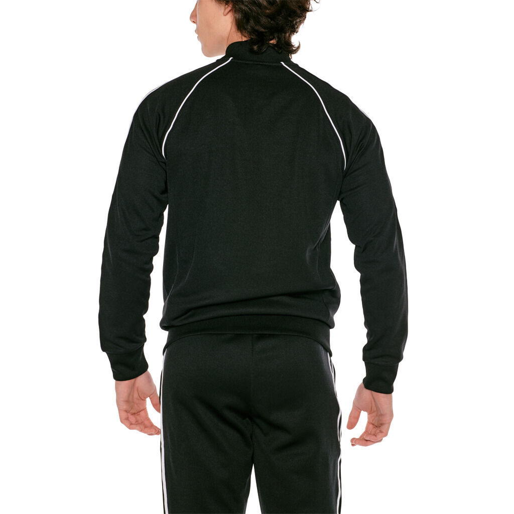 FELPA ADIDAS TRACK JACKET ADICOLOR CLASSICS SST nera e bianca AW LAB