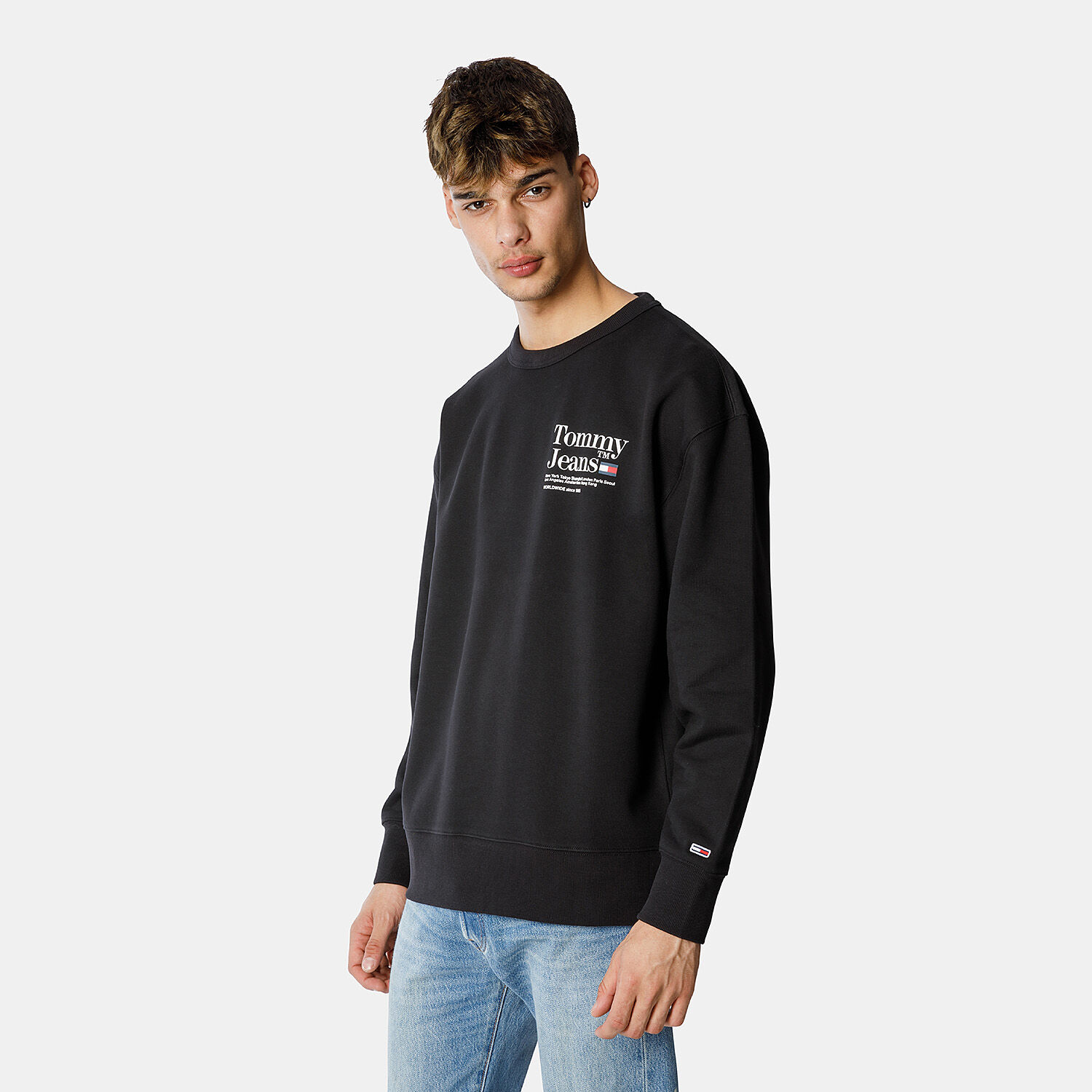 Tommy jeans felpa store bianca