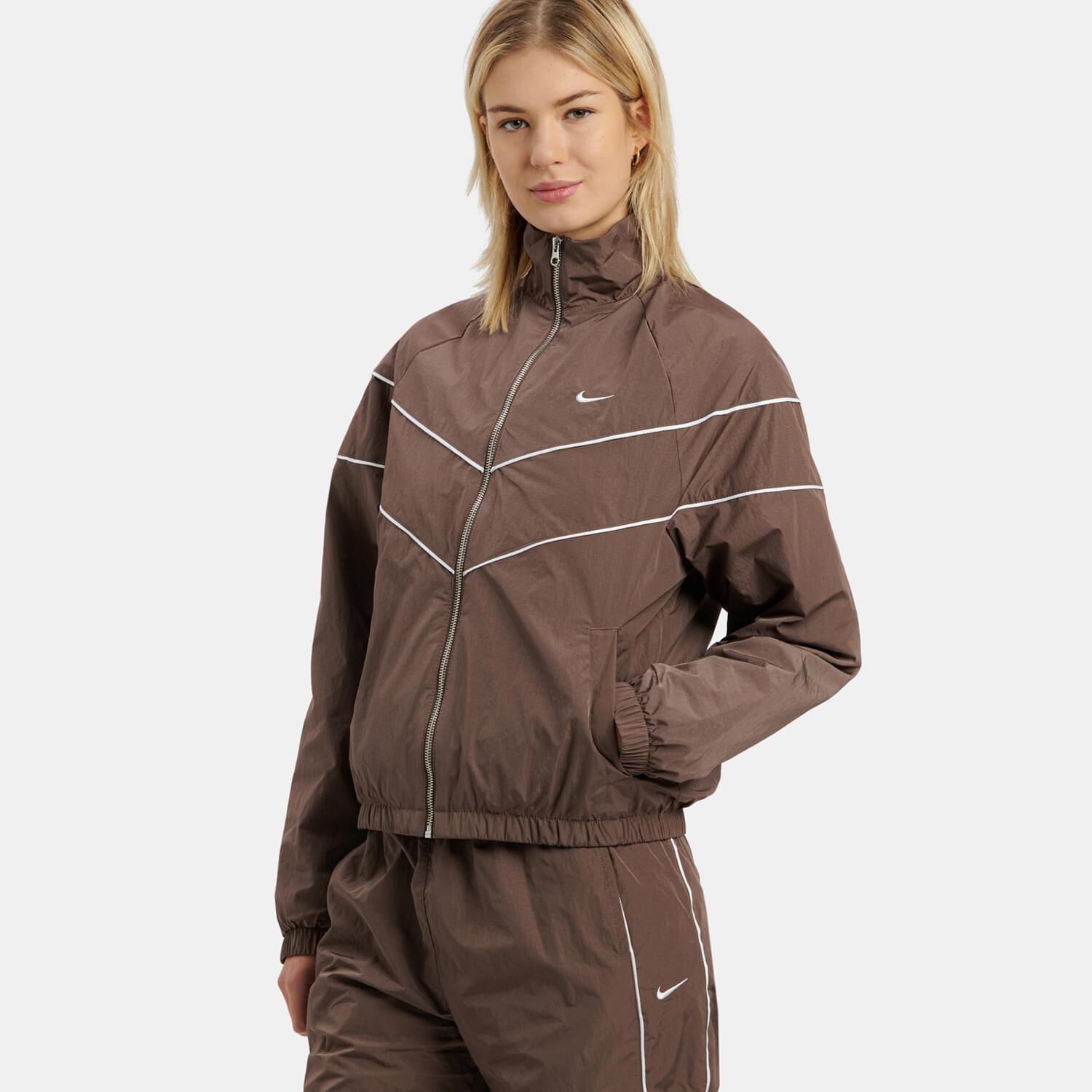 Giacca nike marrone clearance