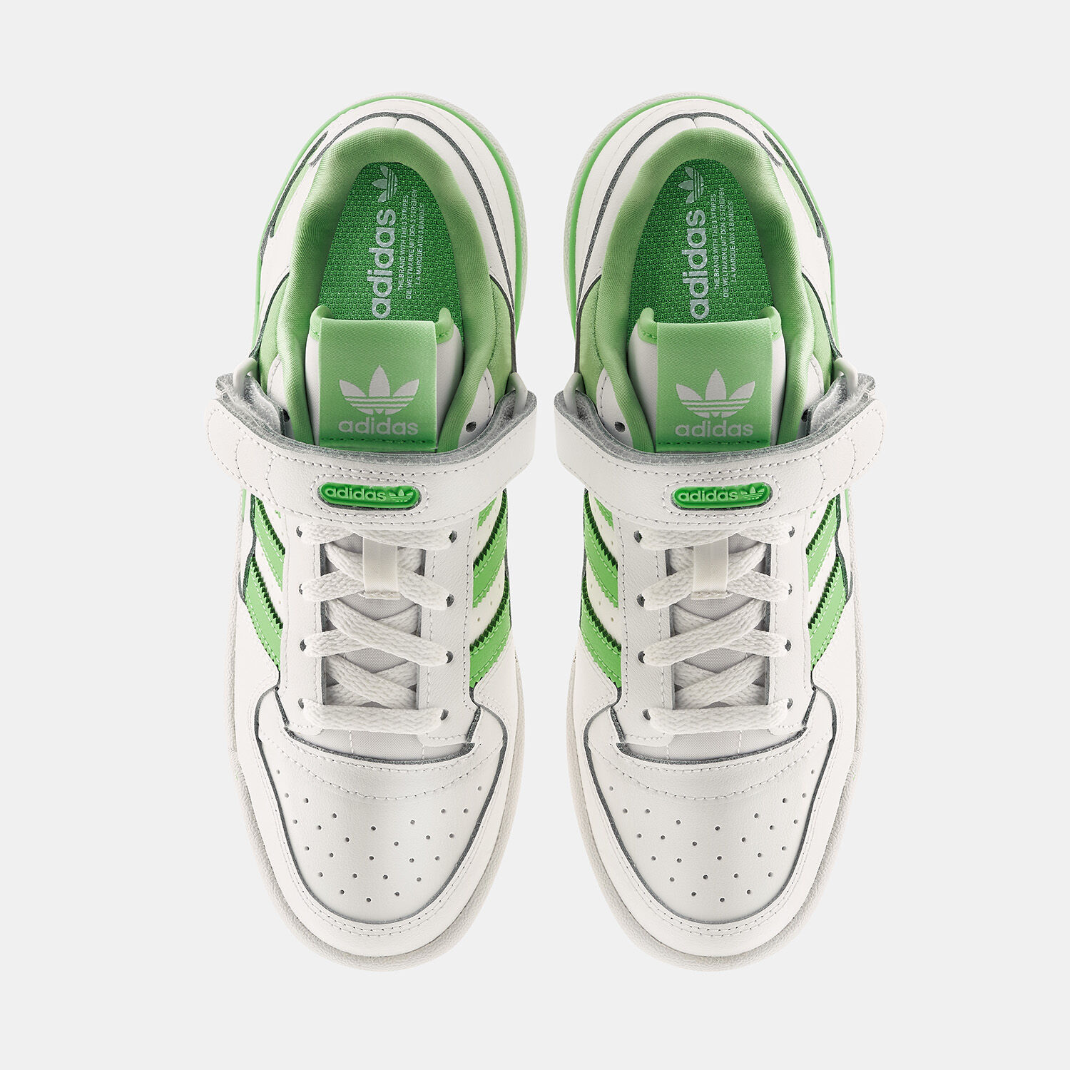 Adidas Forum Low bianche e verdi AW LAB