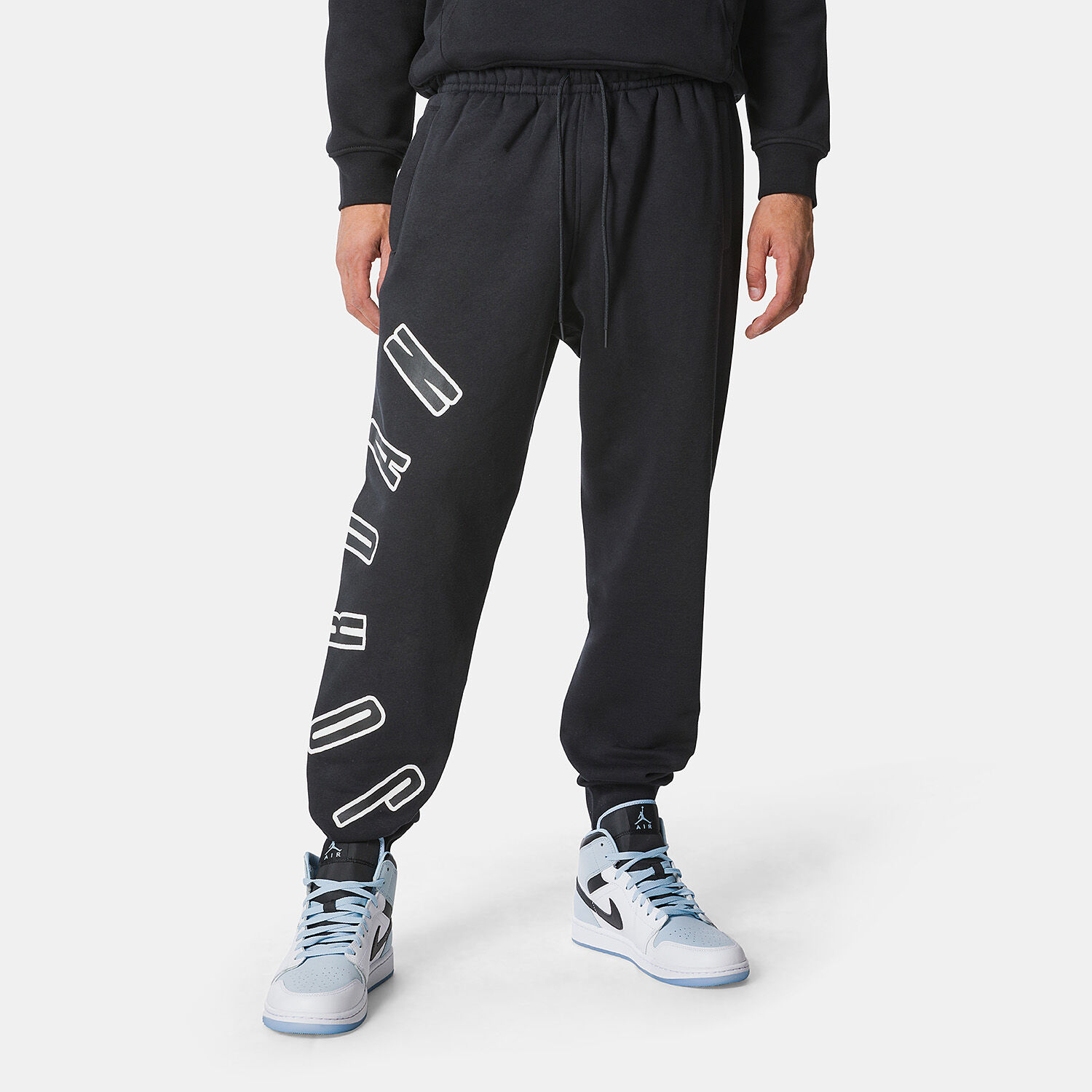 Pantaloni Jordan Flight MVP neri e bianchi AW LAB