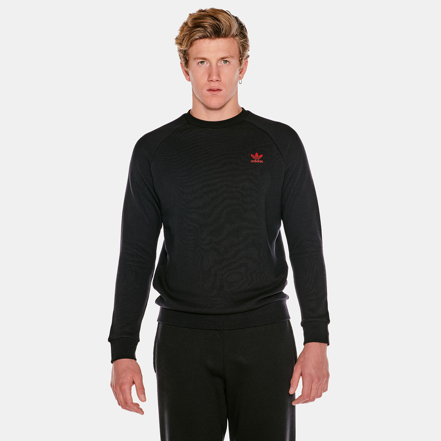 Felpa adidas clearance nera e rossa