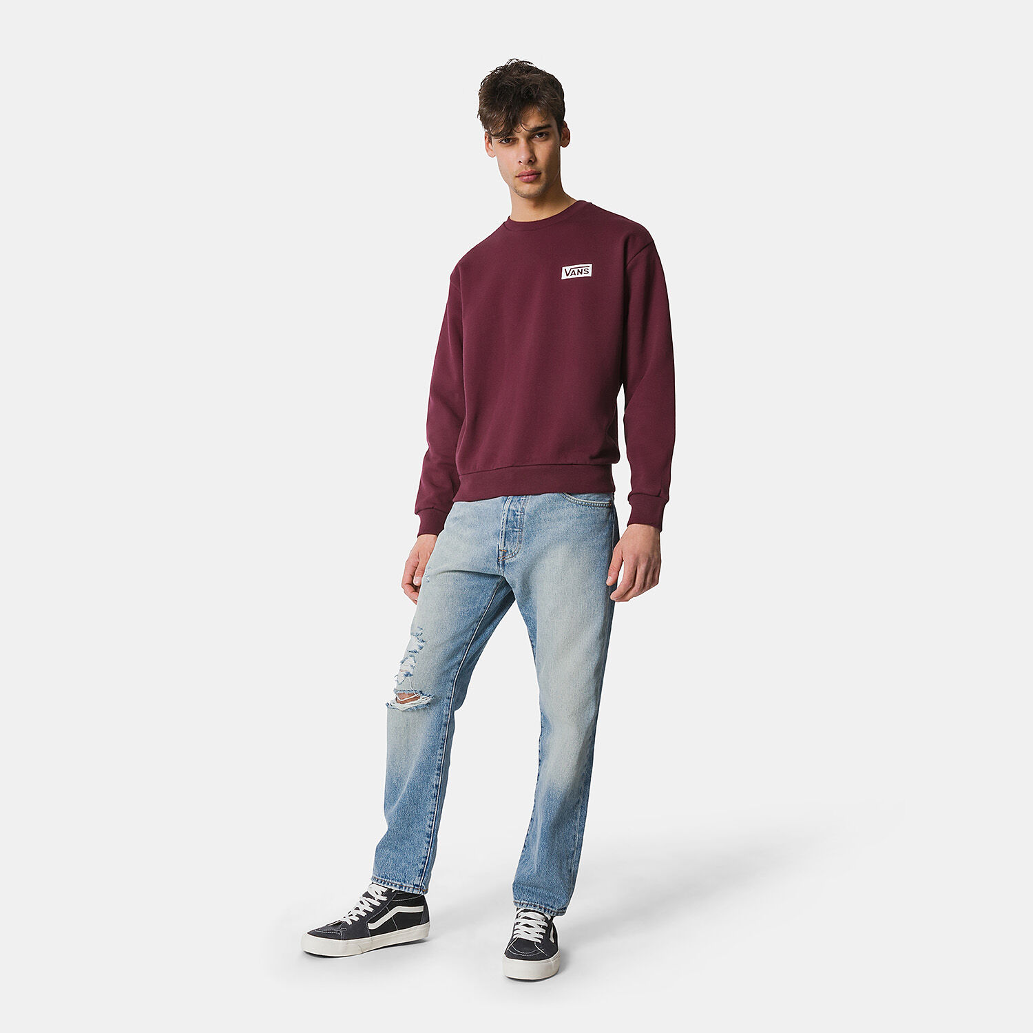 Felpa online vans bordo