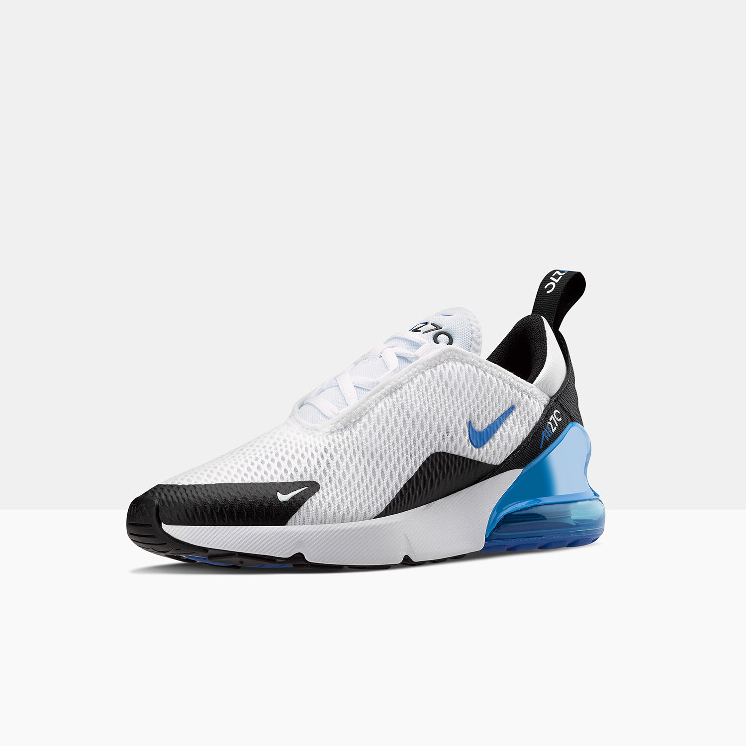 Nike Air Max 270 bianche blu e nere da bambino AW LAB
