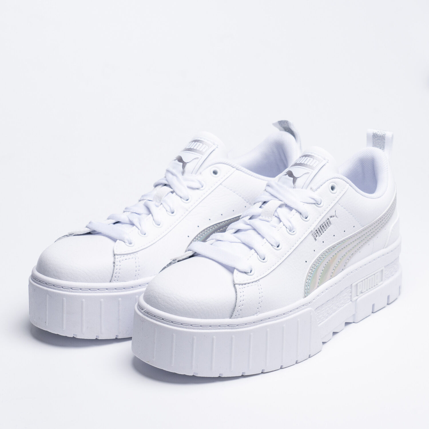 Puma outlet bianche argento