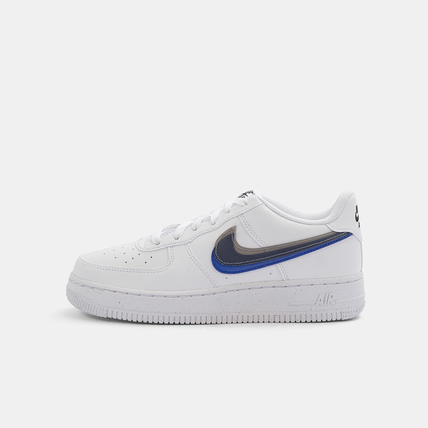 Scarpe nike bianche e blu best sale