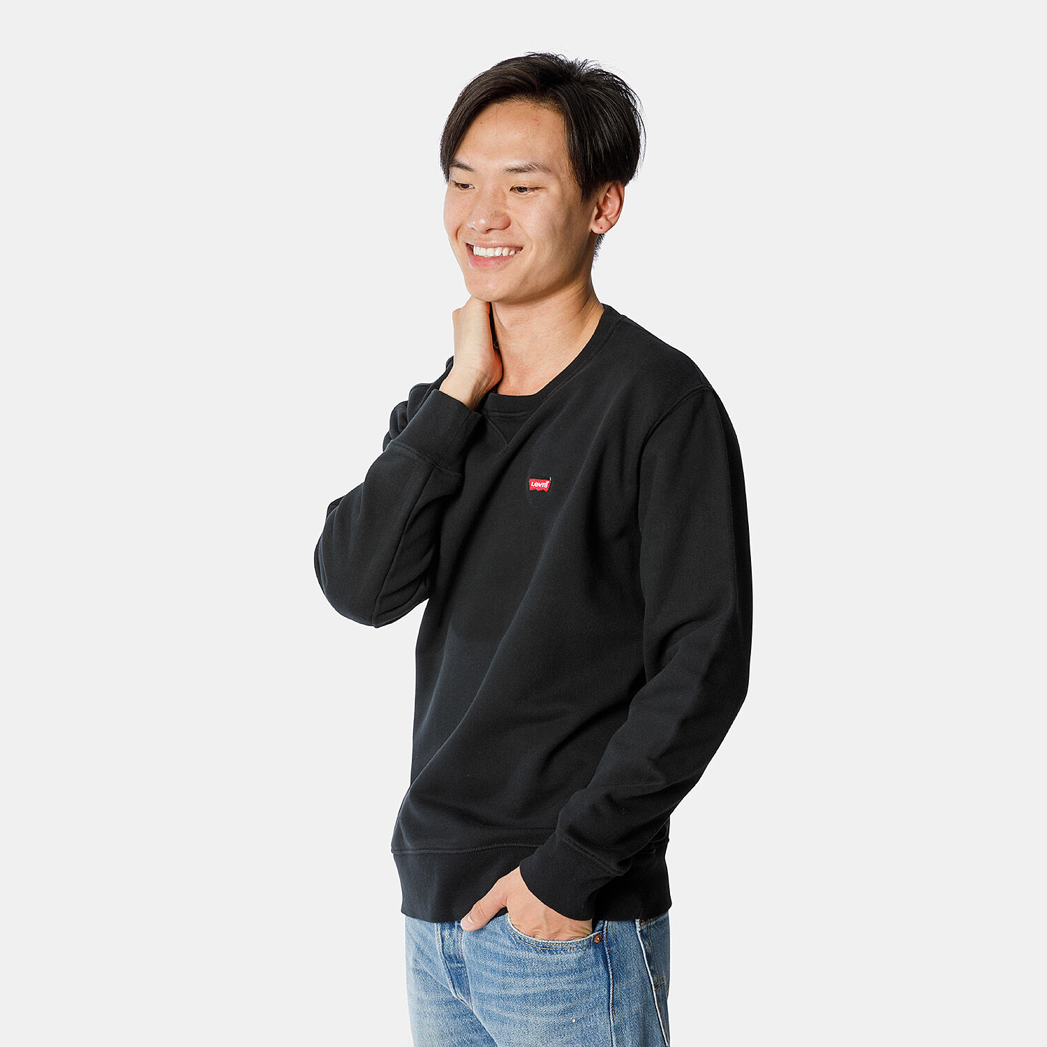 Felpa levi's cheap nera