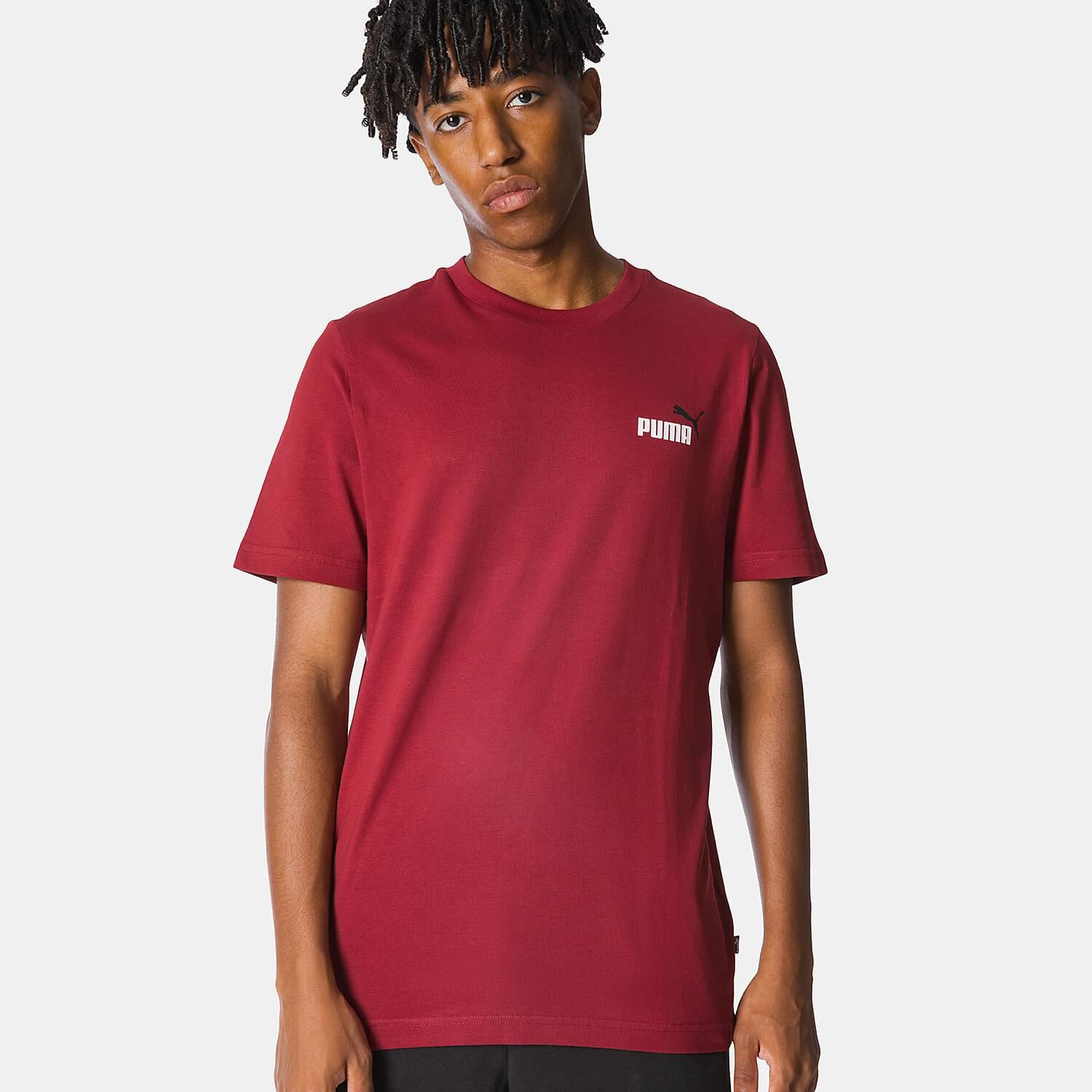 T shirt Puma ESS Small Logo rossa AW LAB