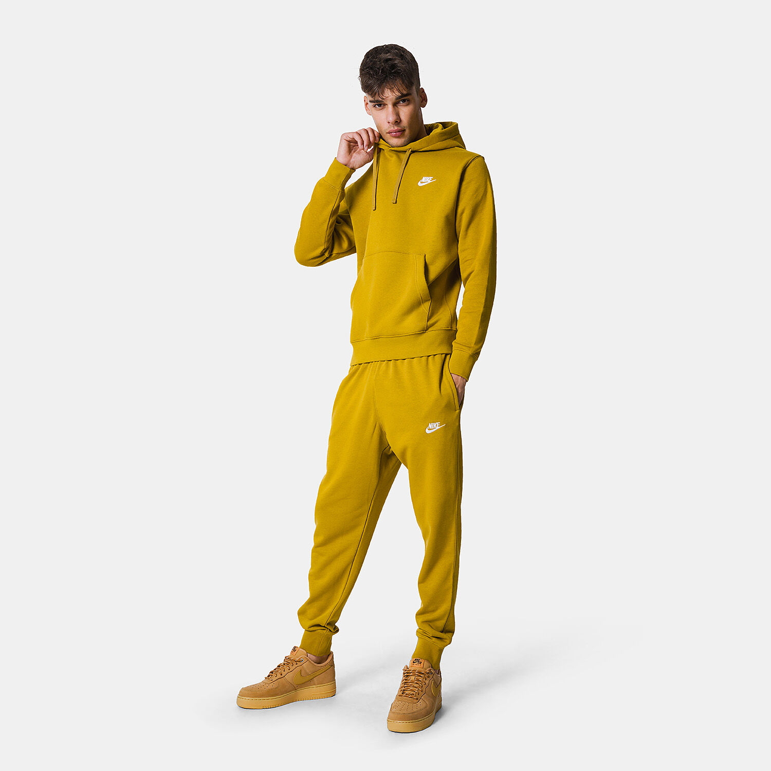 Felpa gialla nike online