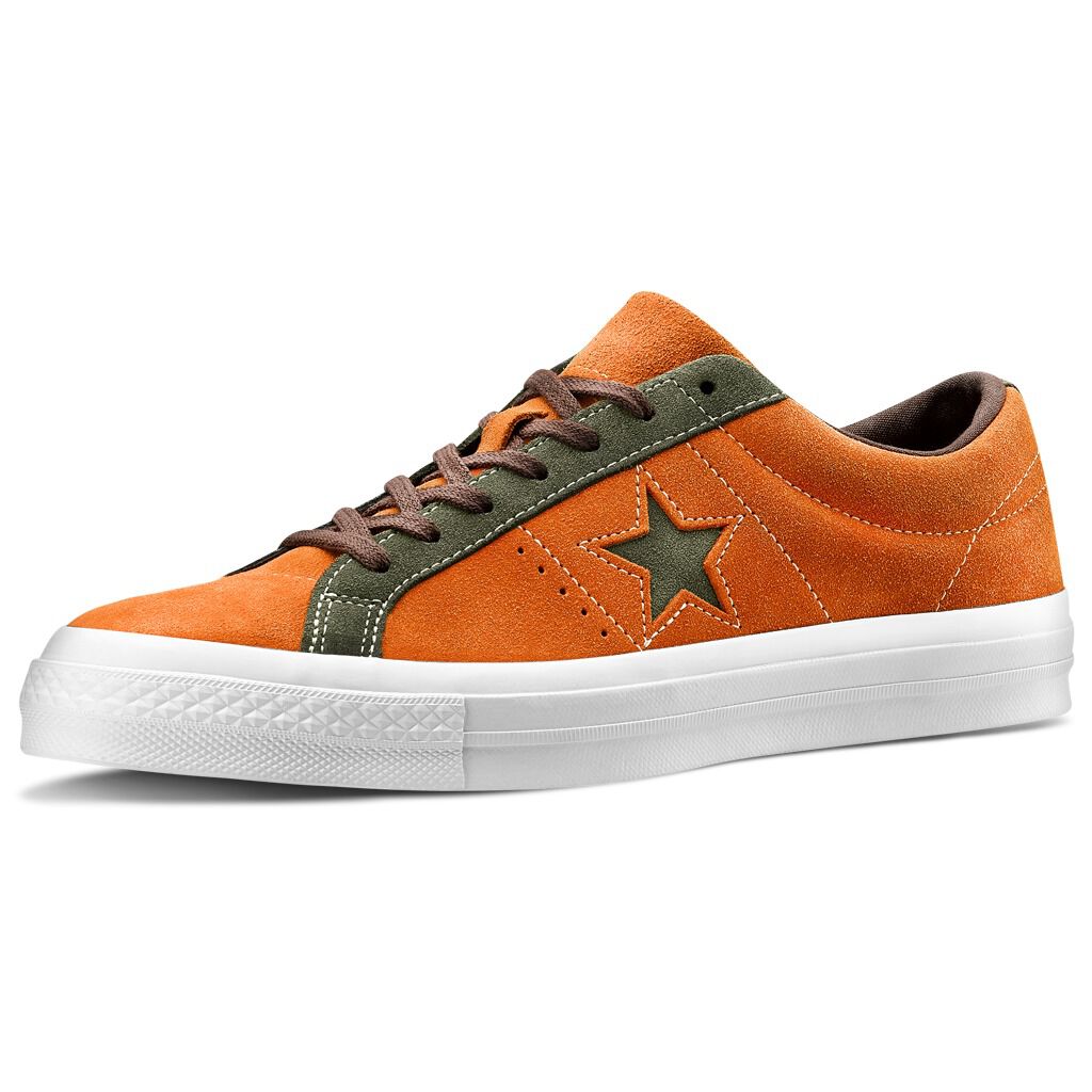 Converse one star arancione clearance