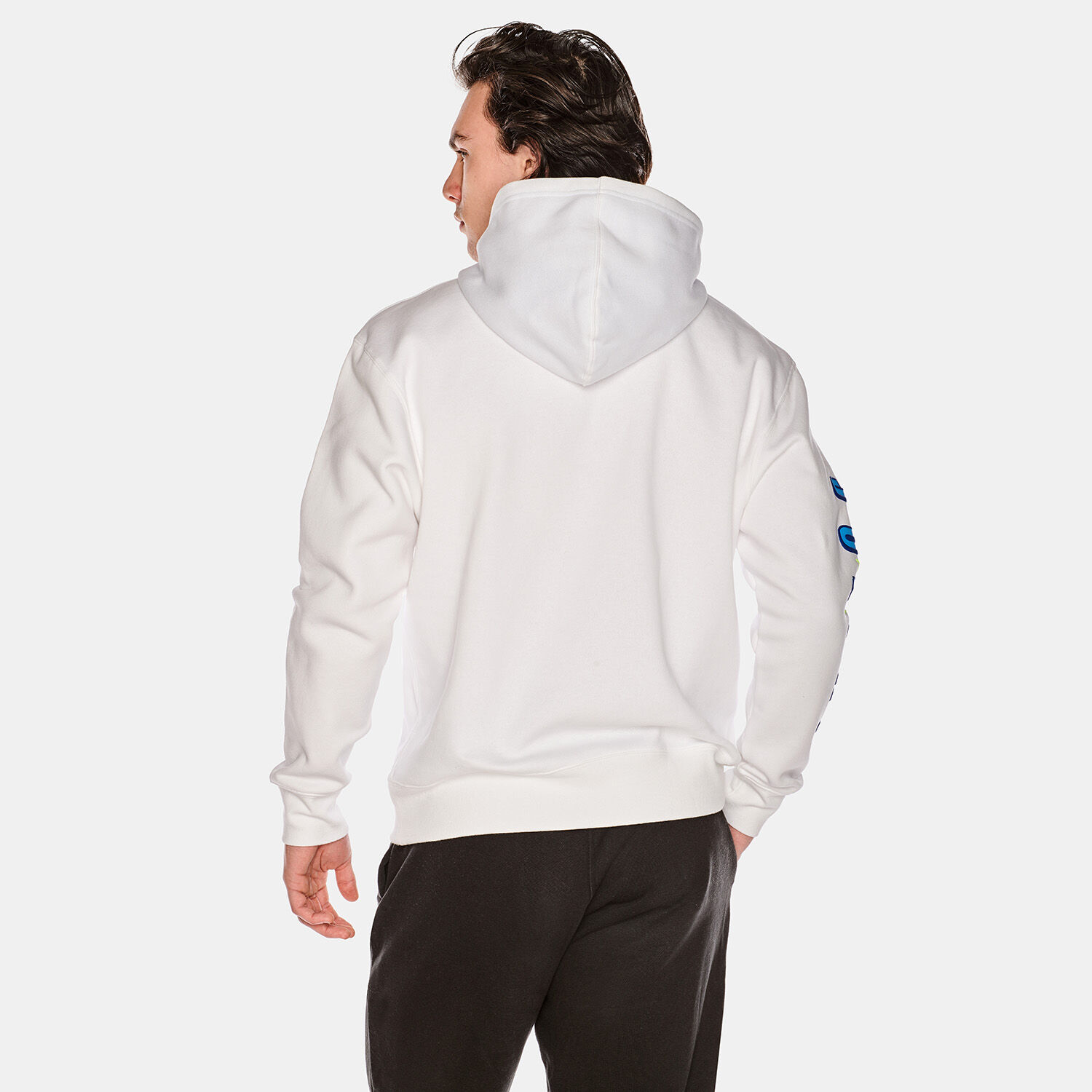 Felpa reebok azzurra e bianca clearance