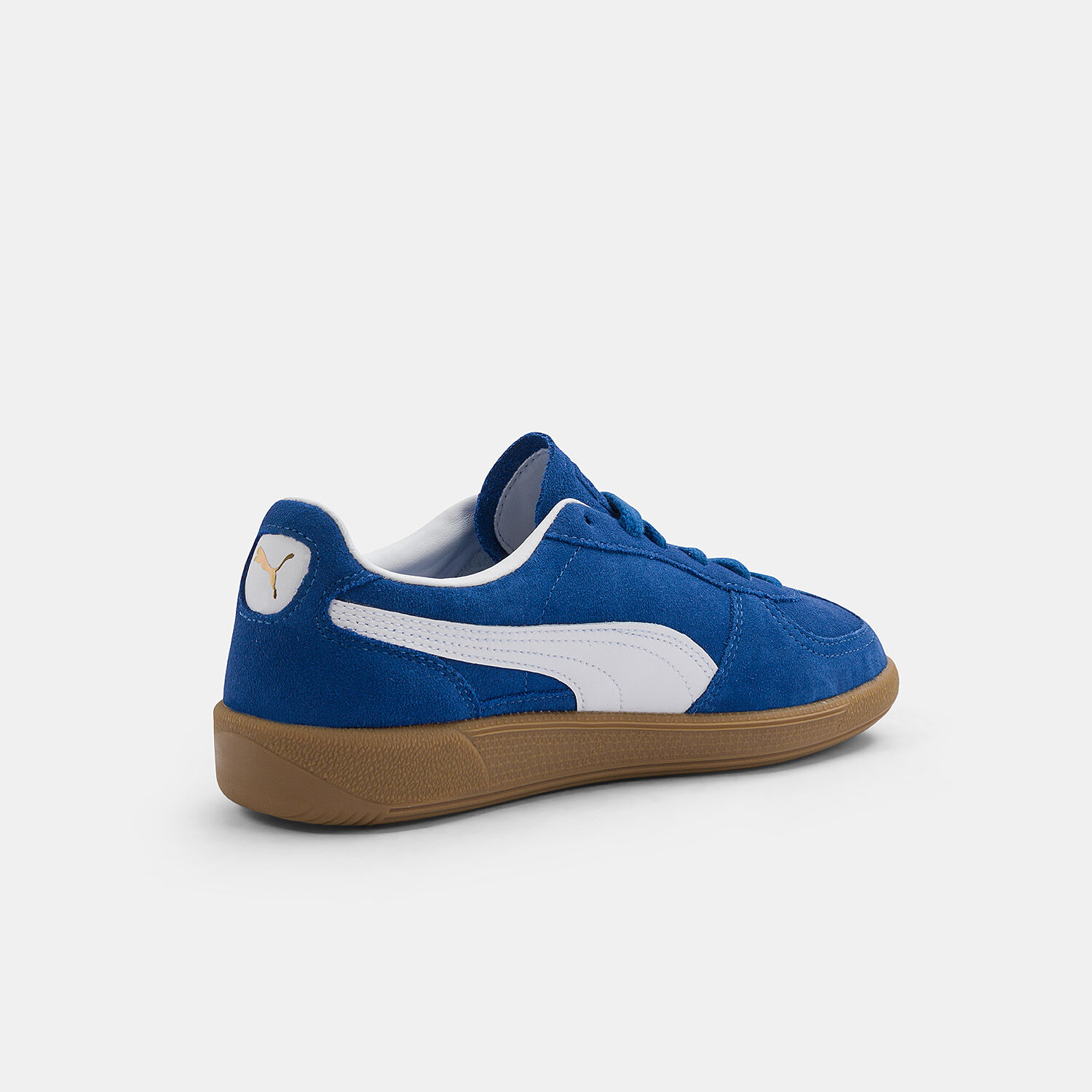 Puma bianche cheap con suola marrone