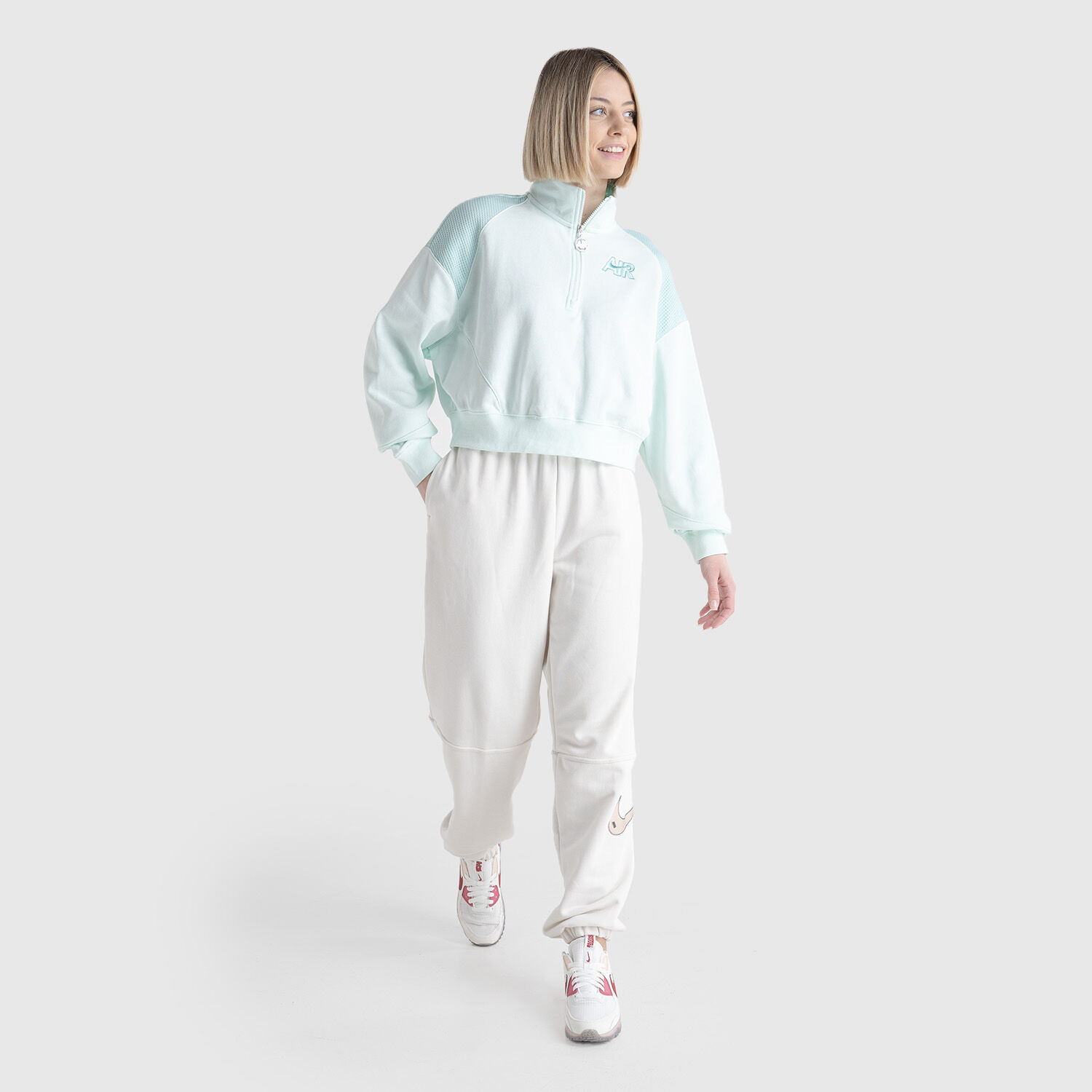 Felpa azzurra nike sale