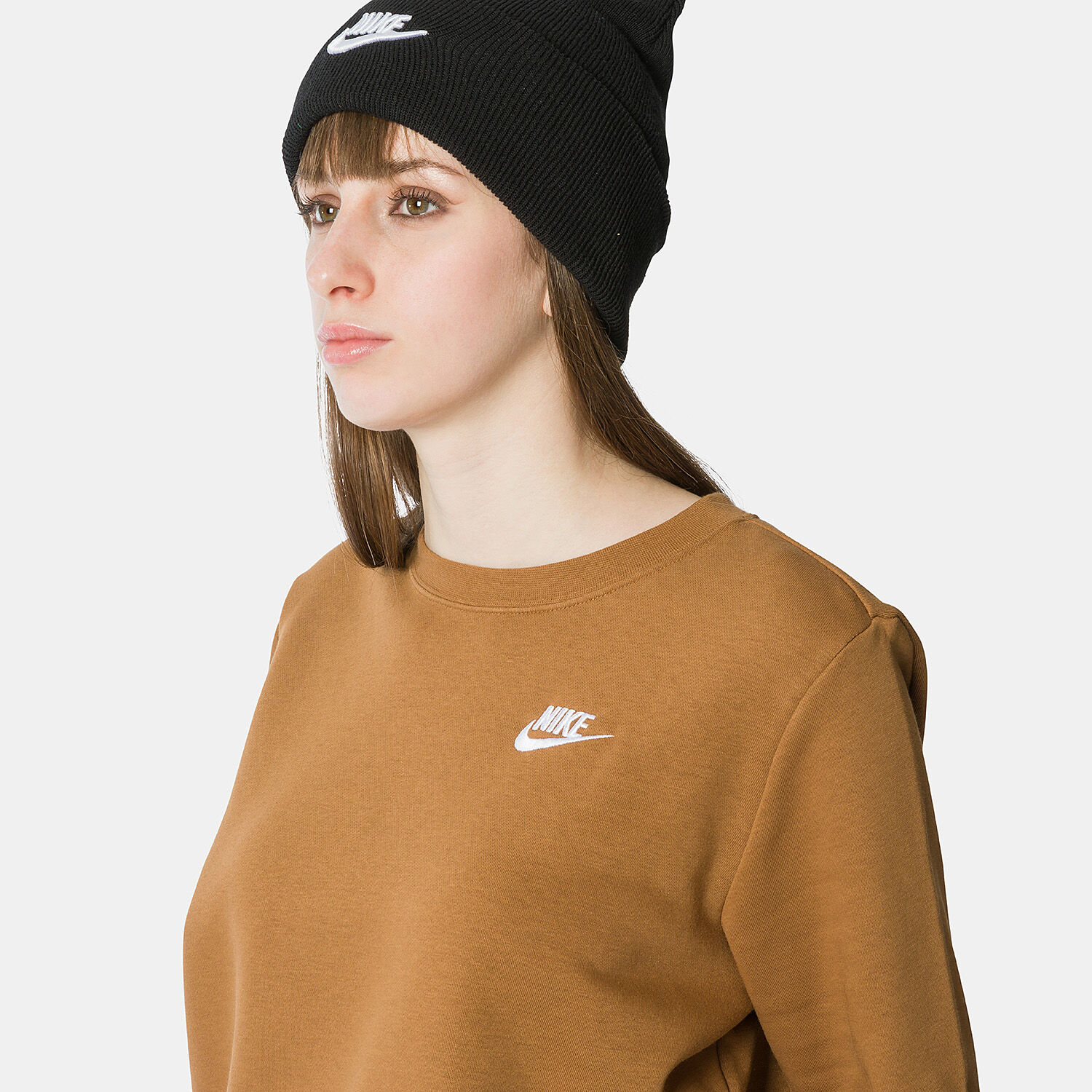 Felpa nike donna marrone deals