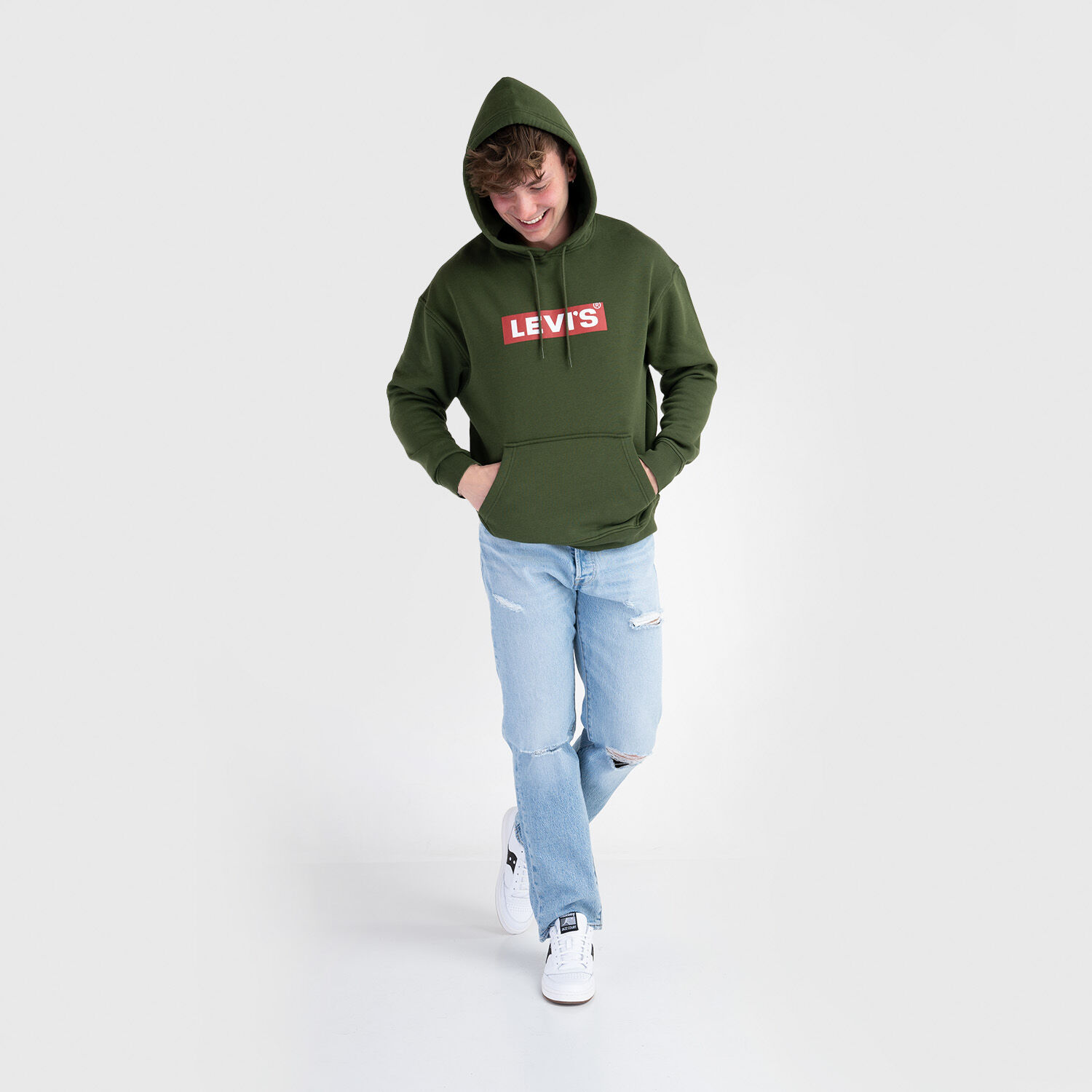 Felpa levis verde shop