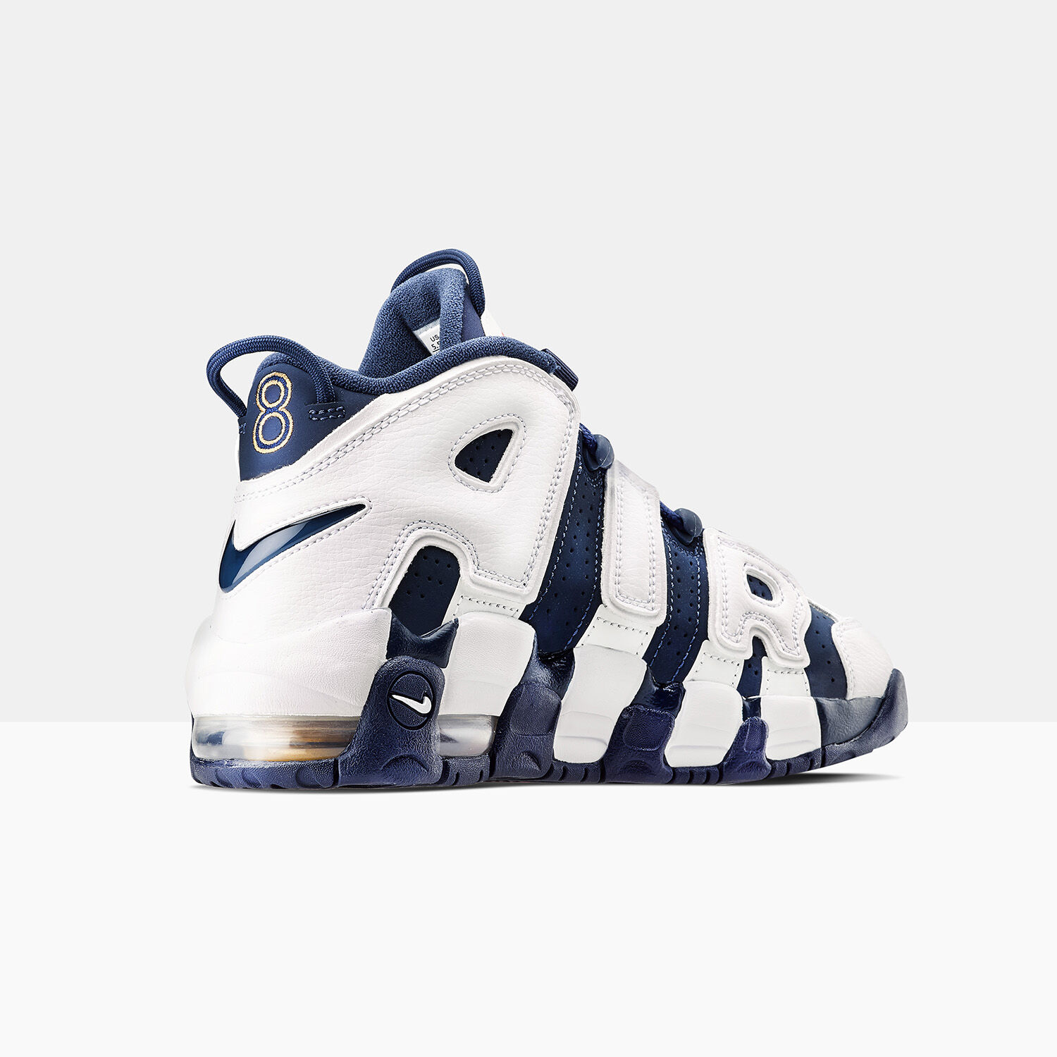 Nike Air More Uptempo GS blu e bianche AW LAB