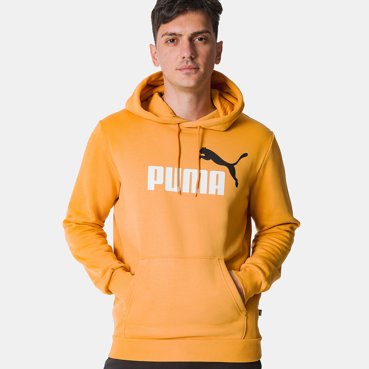Puma felpa gialla hot sale