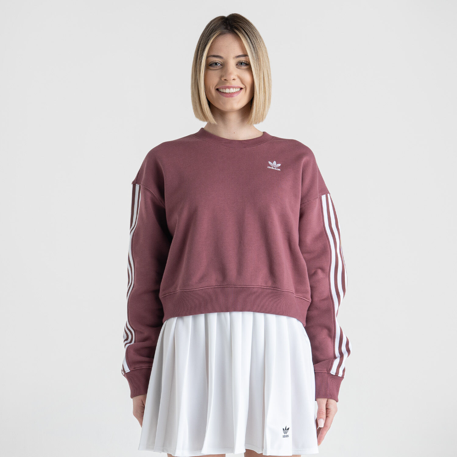 Felpa adidas hotsell bordeaux ragazza