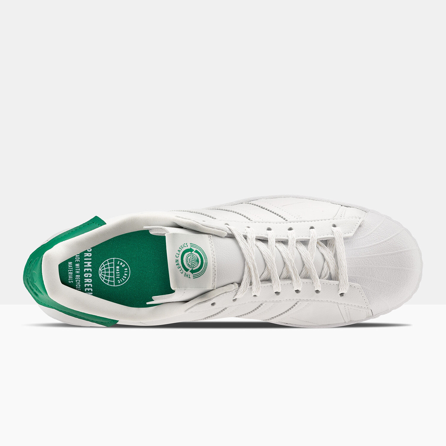 adidas Superstar bianche e verdi AW LAB