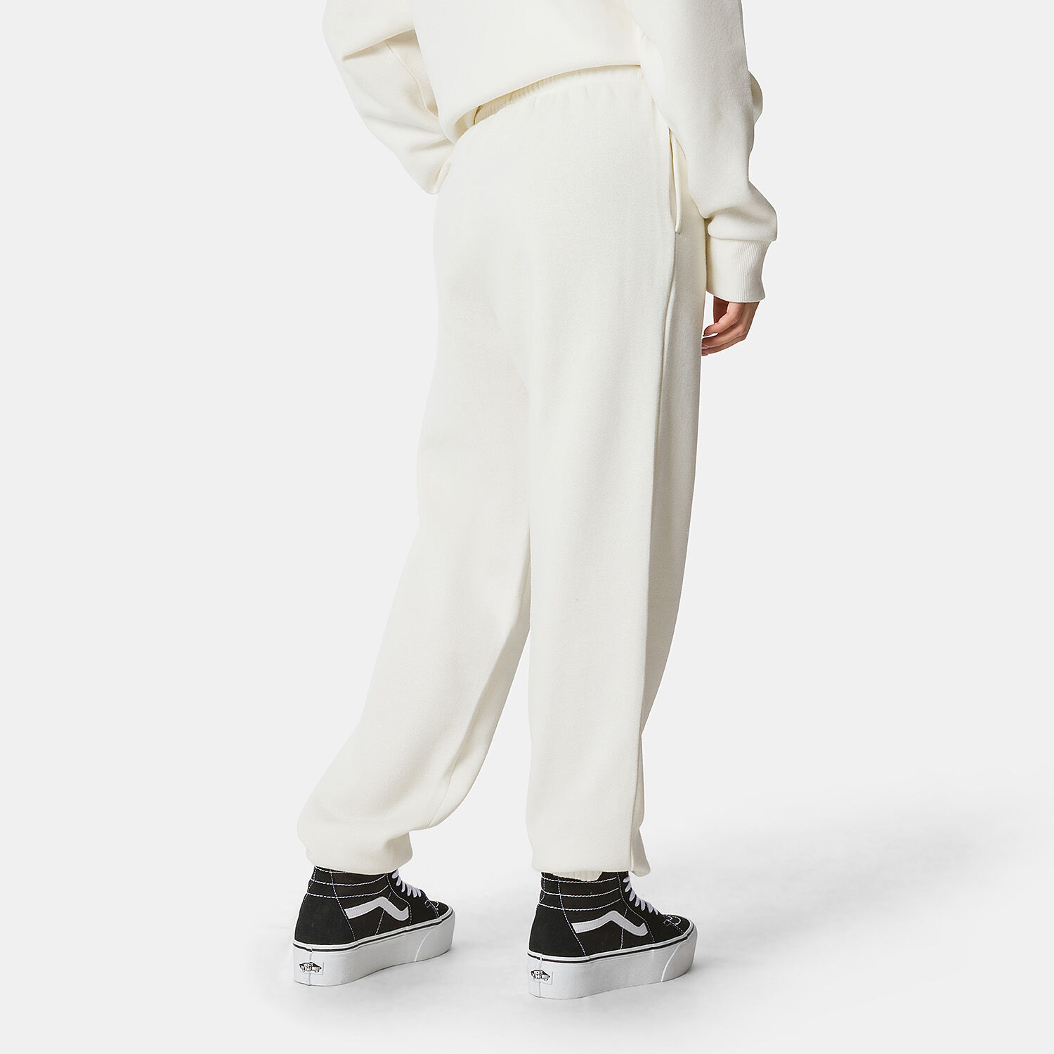 Pantaloni tuta vans store bianchi