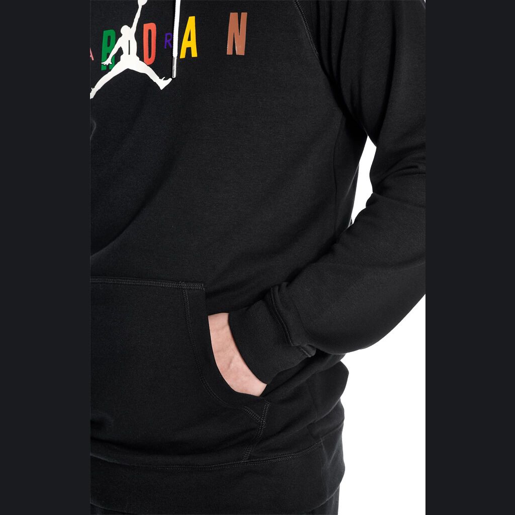 FELPA JORDAN SPORT DNA nera e bianca AW LAB