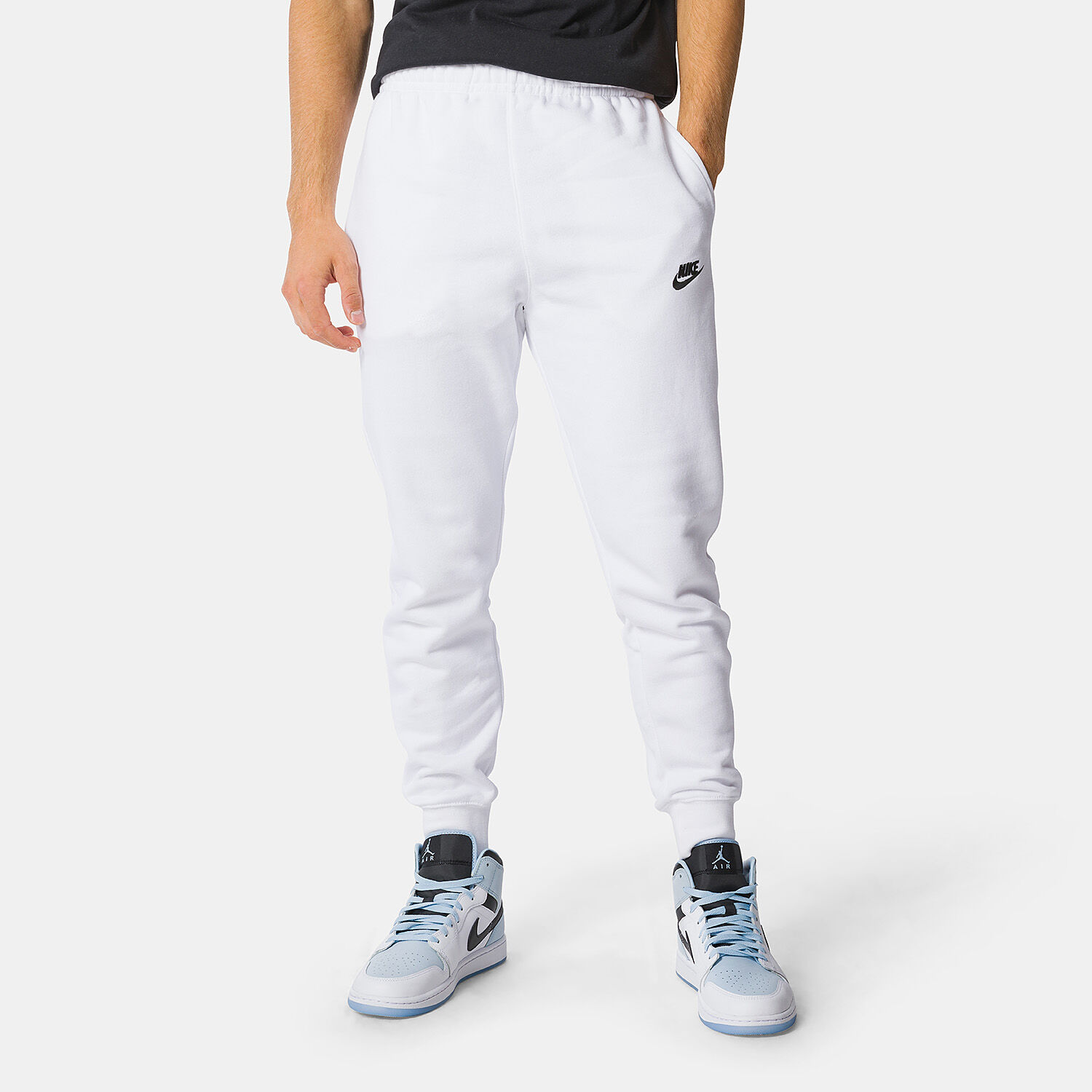 Pantaloni tuta nike bianchi online