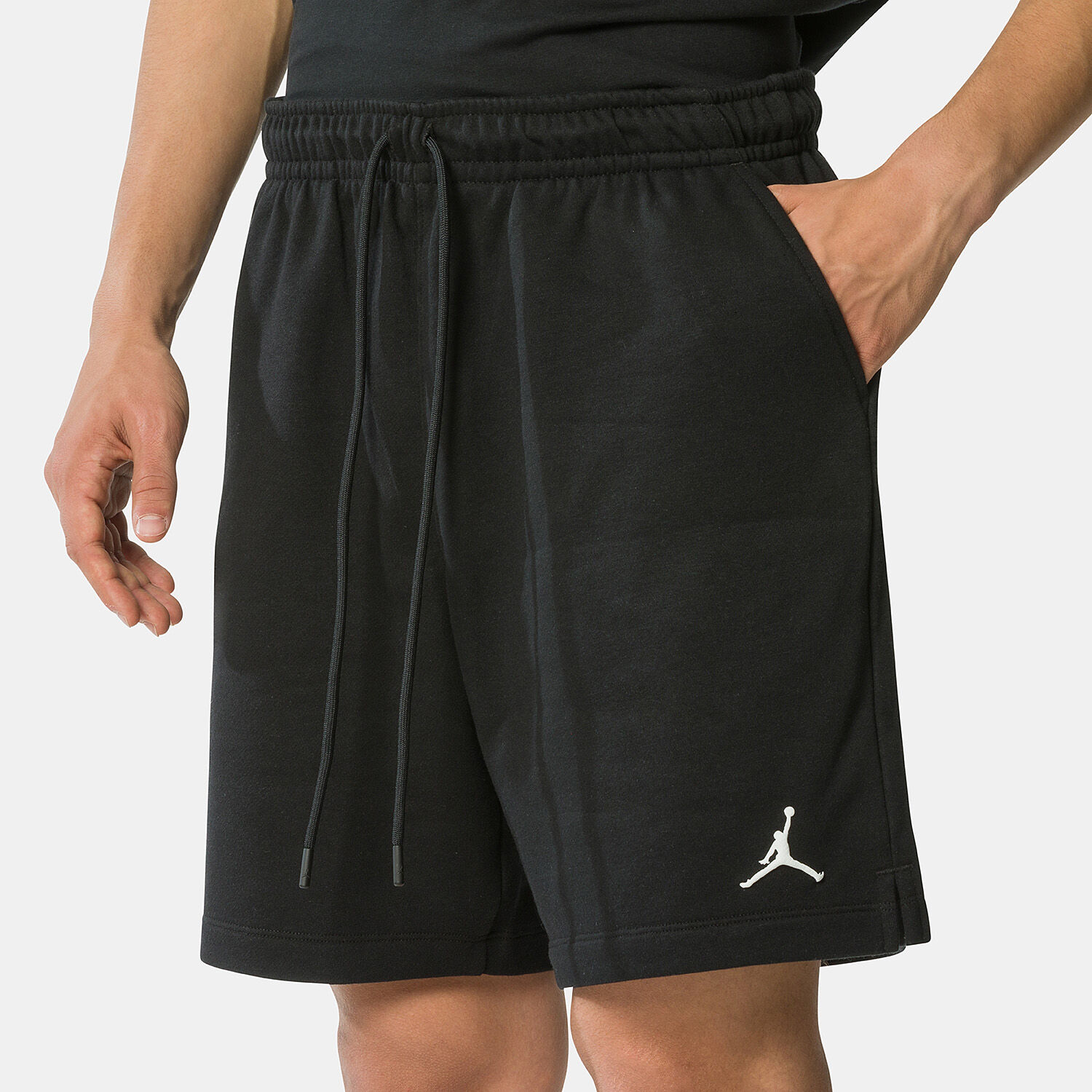 Short Jordan Essentials nero rosso e bianco AW LAB