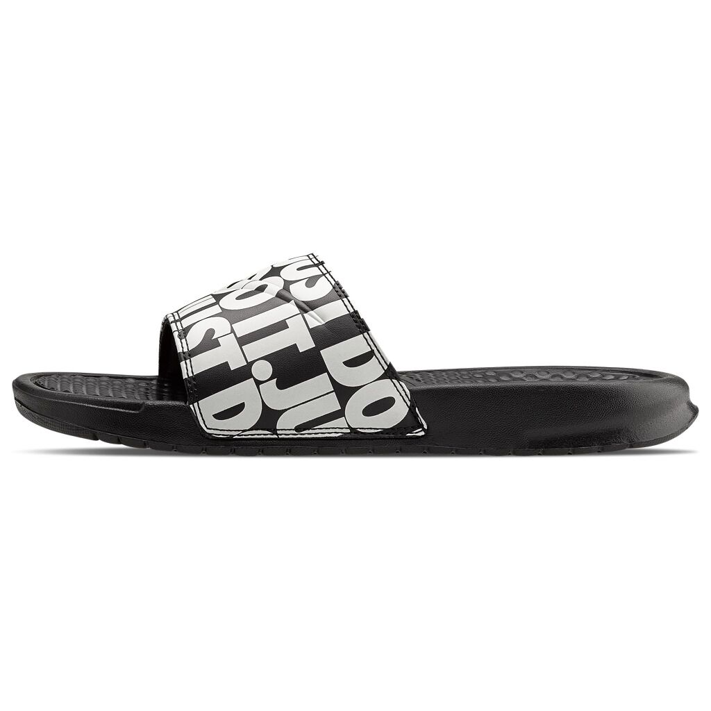 Nike Benassi Just Do It nere e bianche AW LAB