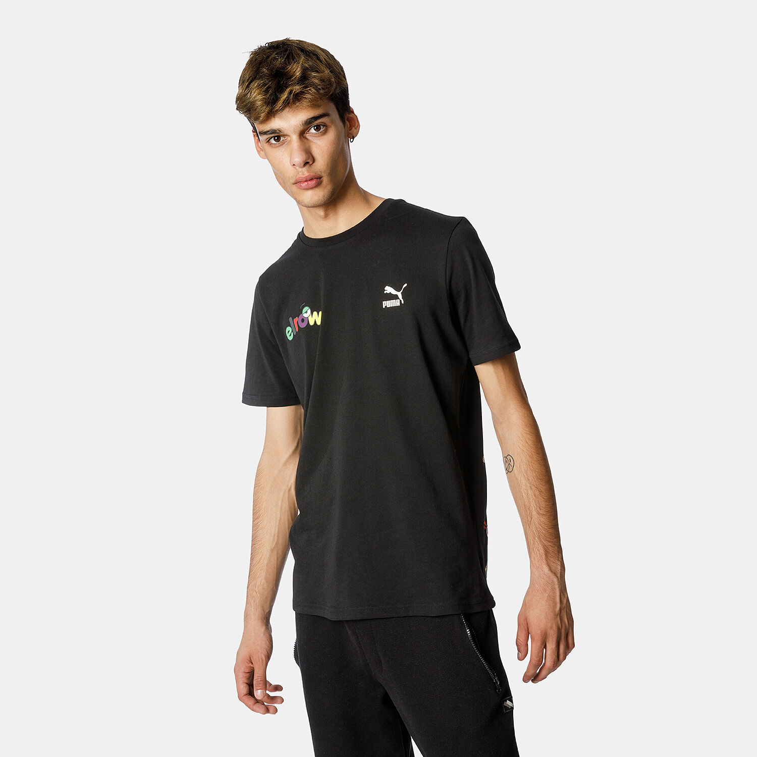 Magliette puma nero outlet