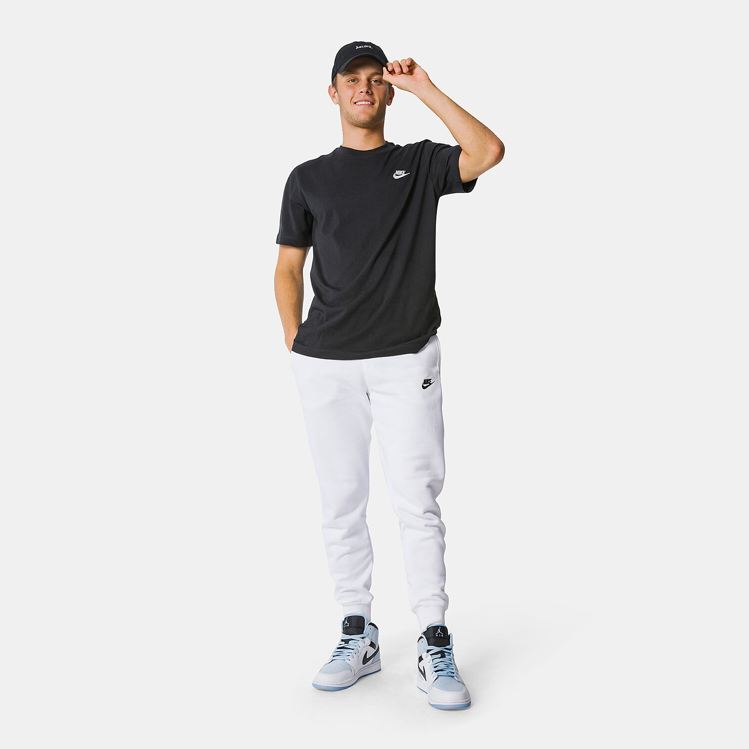 Pantaloni bianchi discount nike