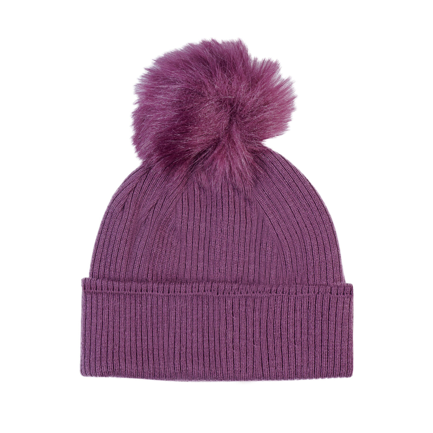 Berretto adidas Faux Fur Pompom bordeaux AW LAB