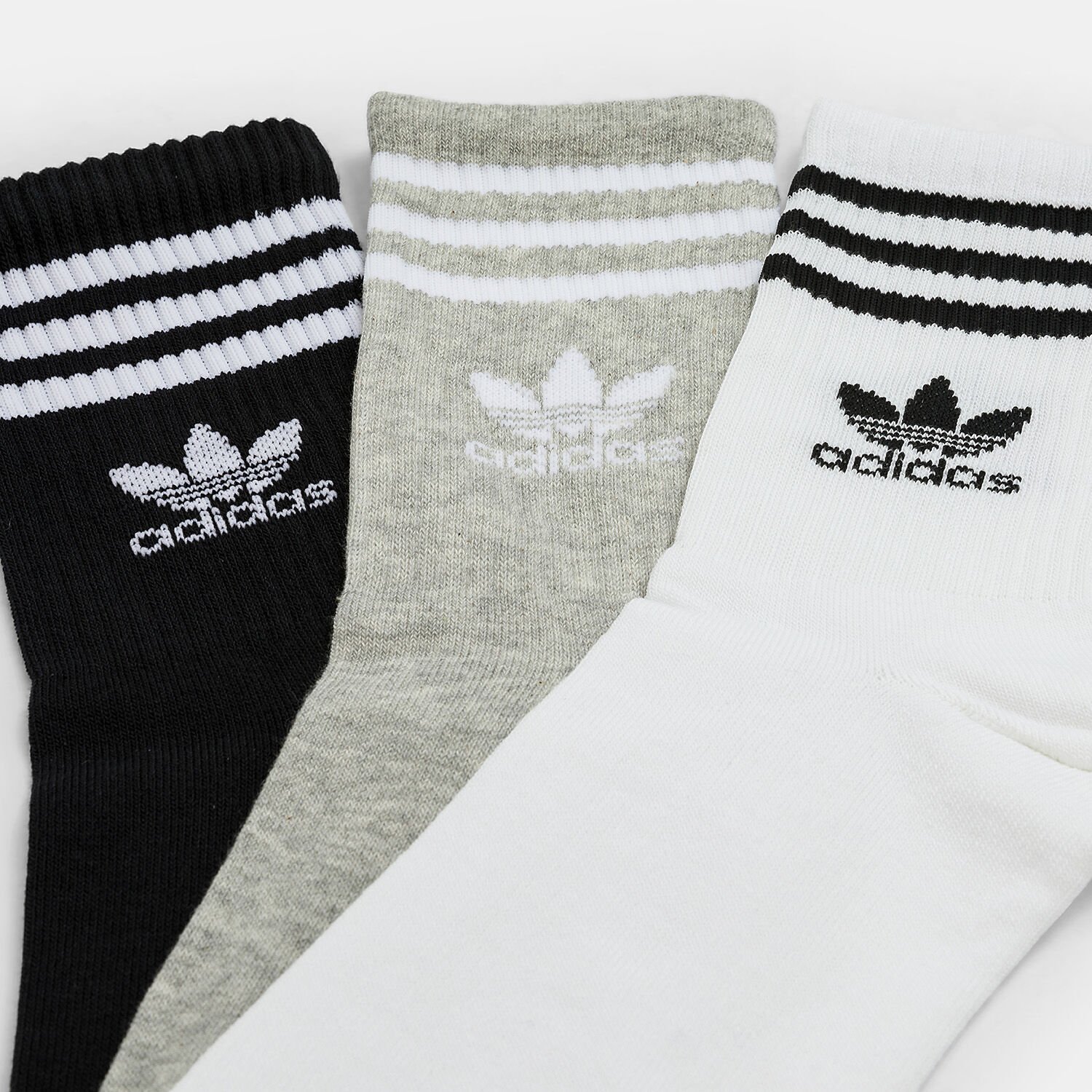Calzini adidas bianchi e neri clearance