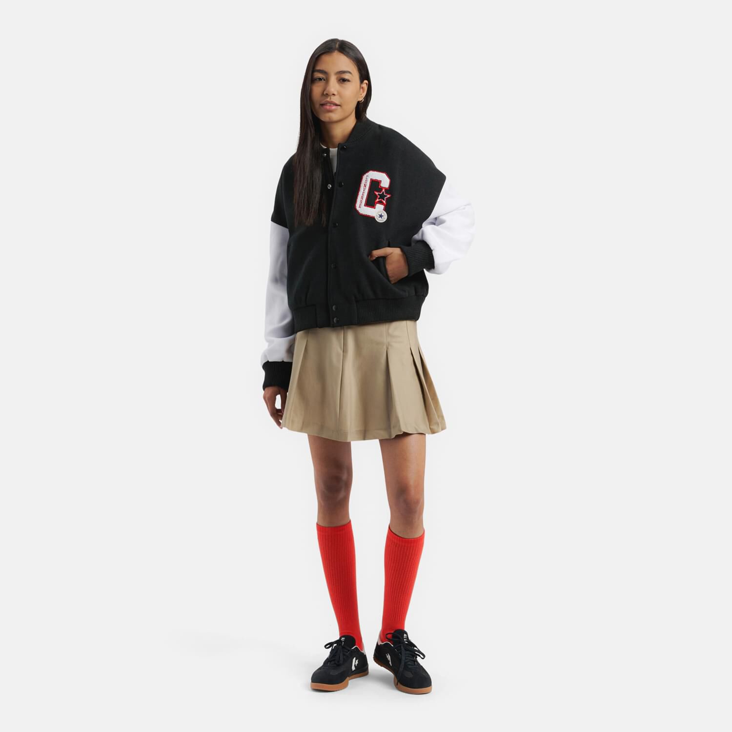 Giacca converse rossa clearance