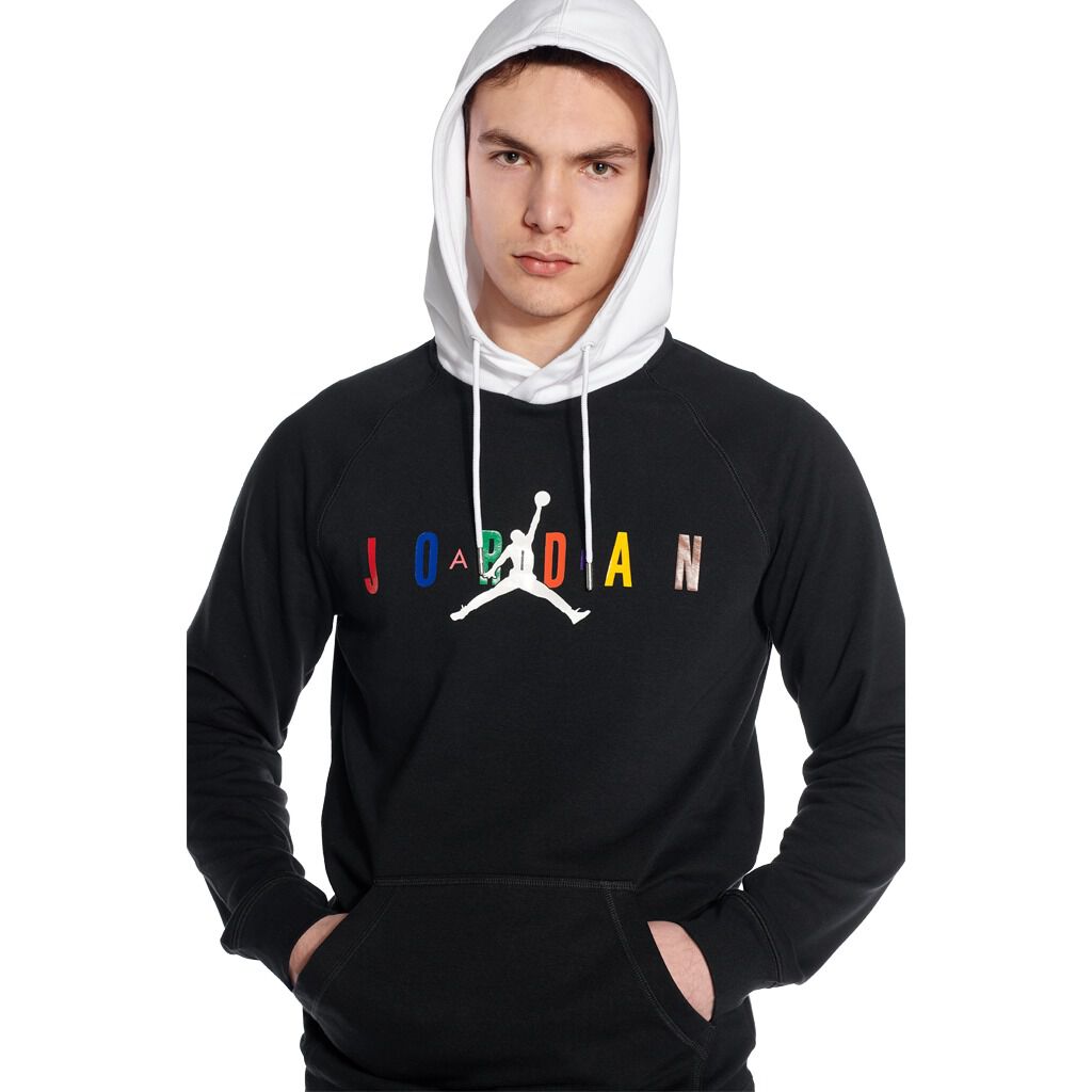 Felpa jordan clearance dna nera