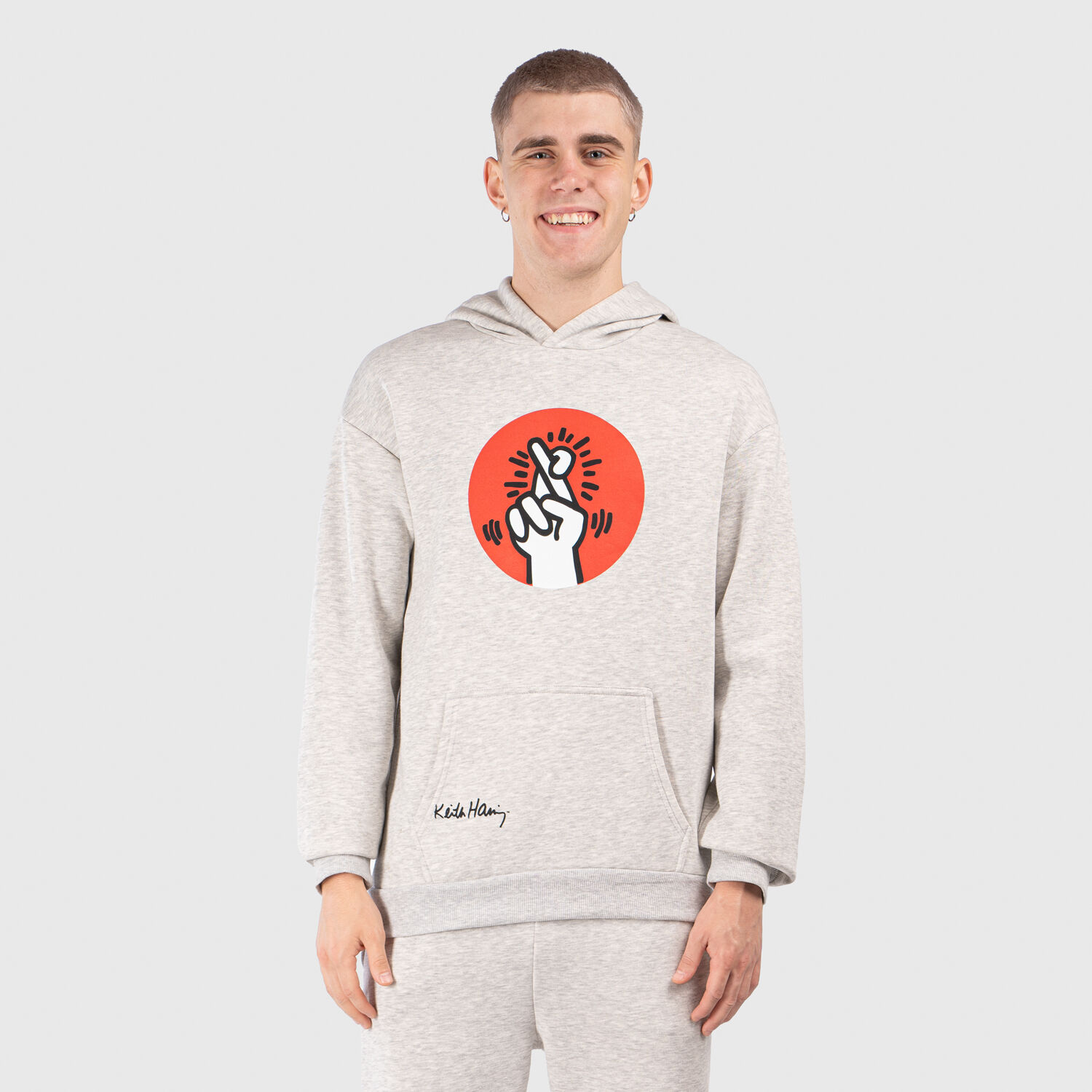 Felpa keith discount haring globo