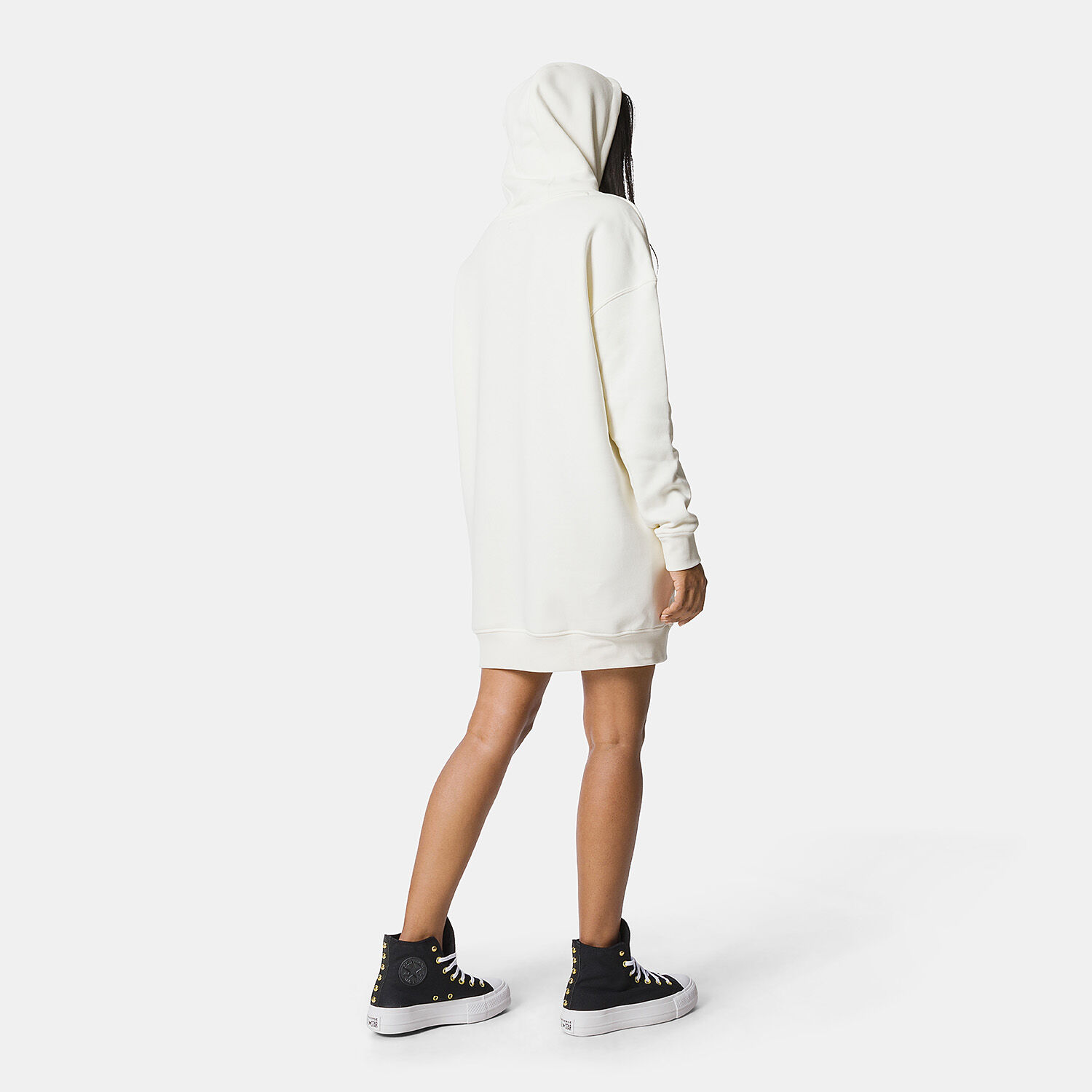 Felpa converse discount bianca e oro