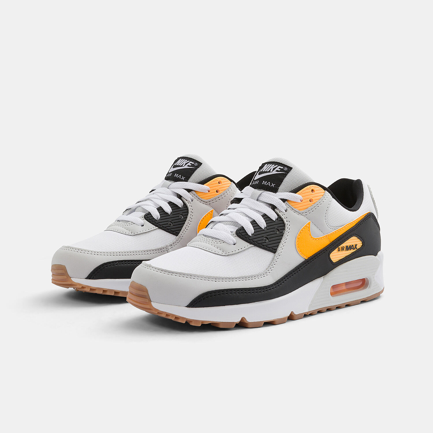 Nike Air Max 90 bianche nere e gialle AW LAB