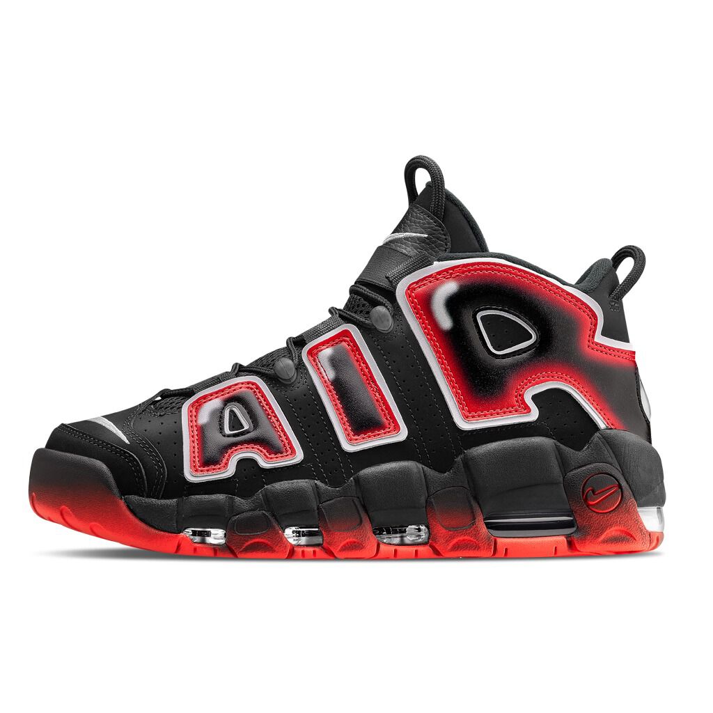 Nike uptempo shop nere e rosse