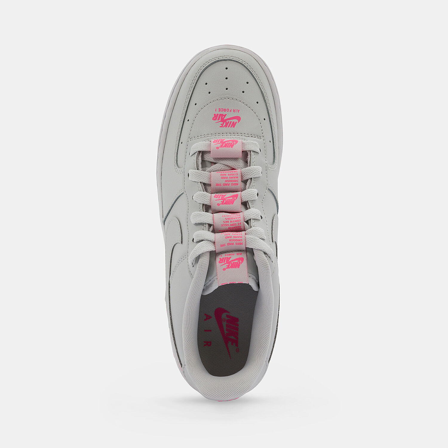 Nike Air Force 1 LV8 3 grigie rosa e bianche AW LAB