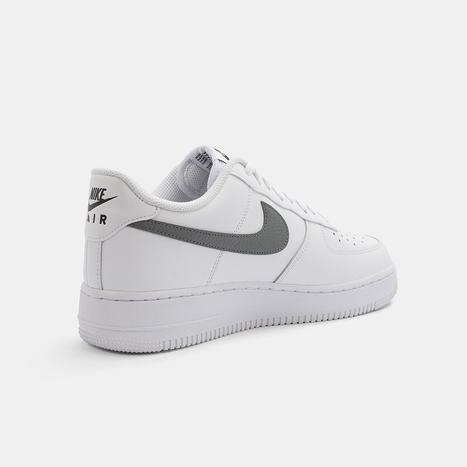 Nike Air Force 1 07 bianche grigie e nere AW LAB