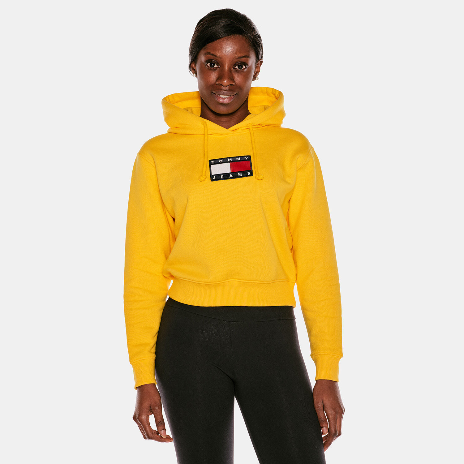 Felpa tommy jeans gialla online