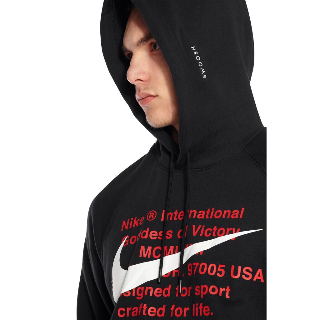 Felpa nike swoosh hoodie on sale