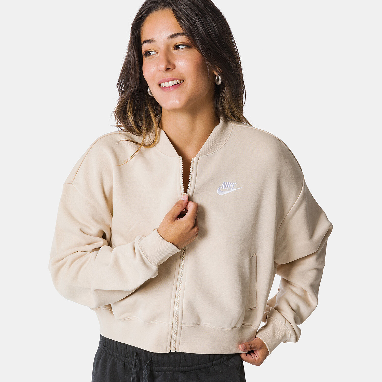 Felpa nike air bianca store