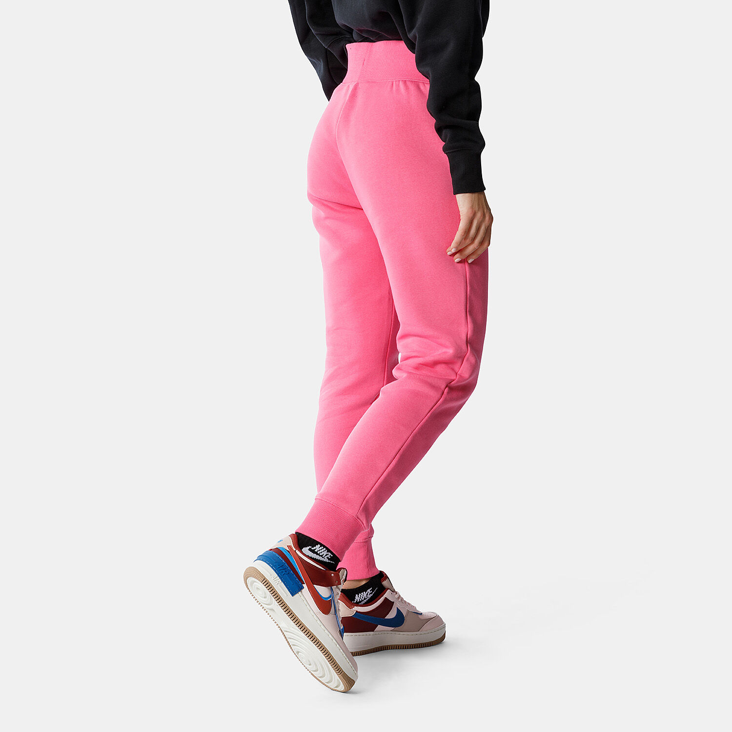 Pantaloni Nike Sportswear Phoenix Fleece fucsia AW LAB