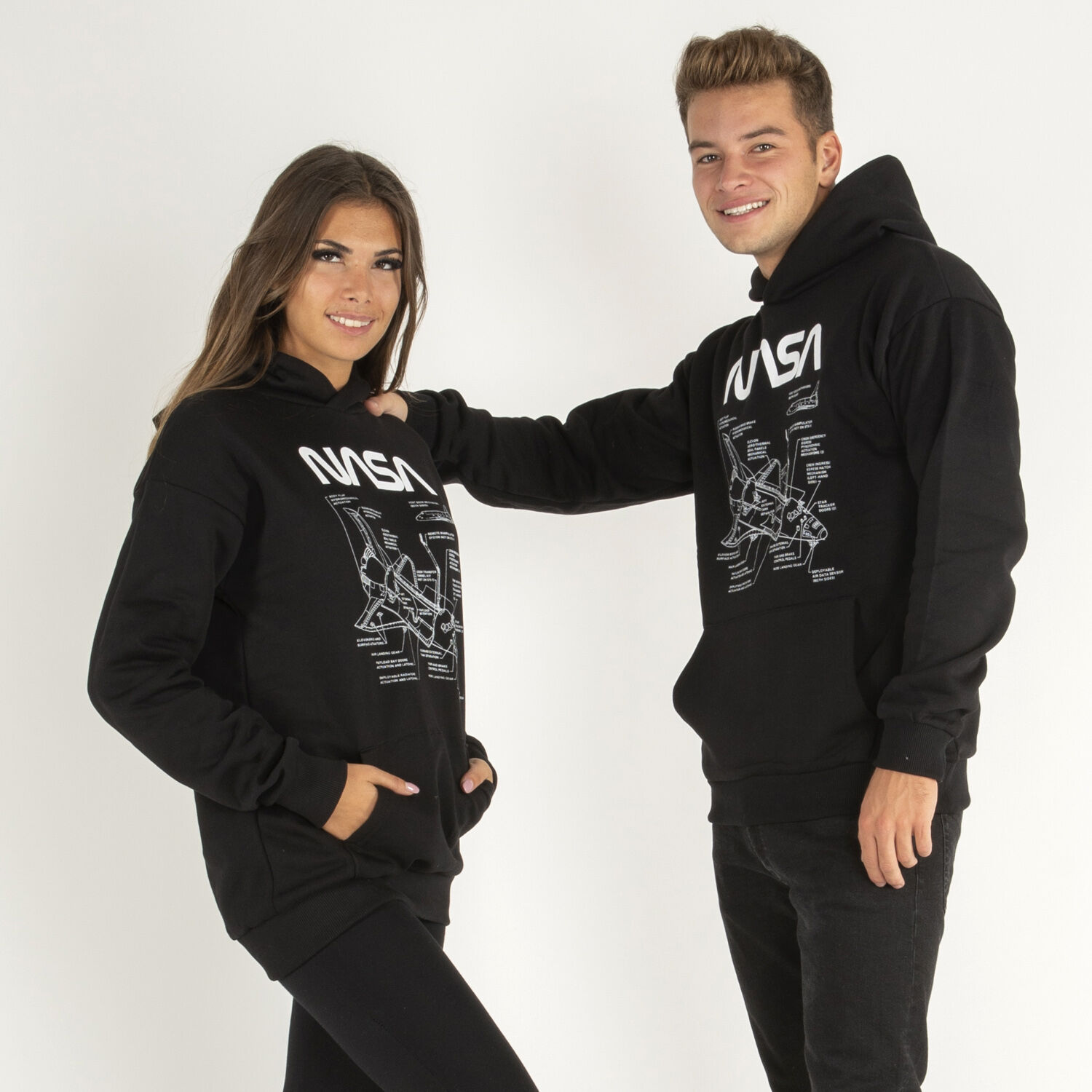 Felpa nasa senza cappuccio outlet