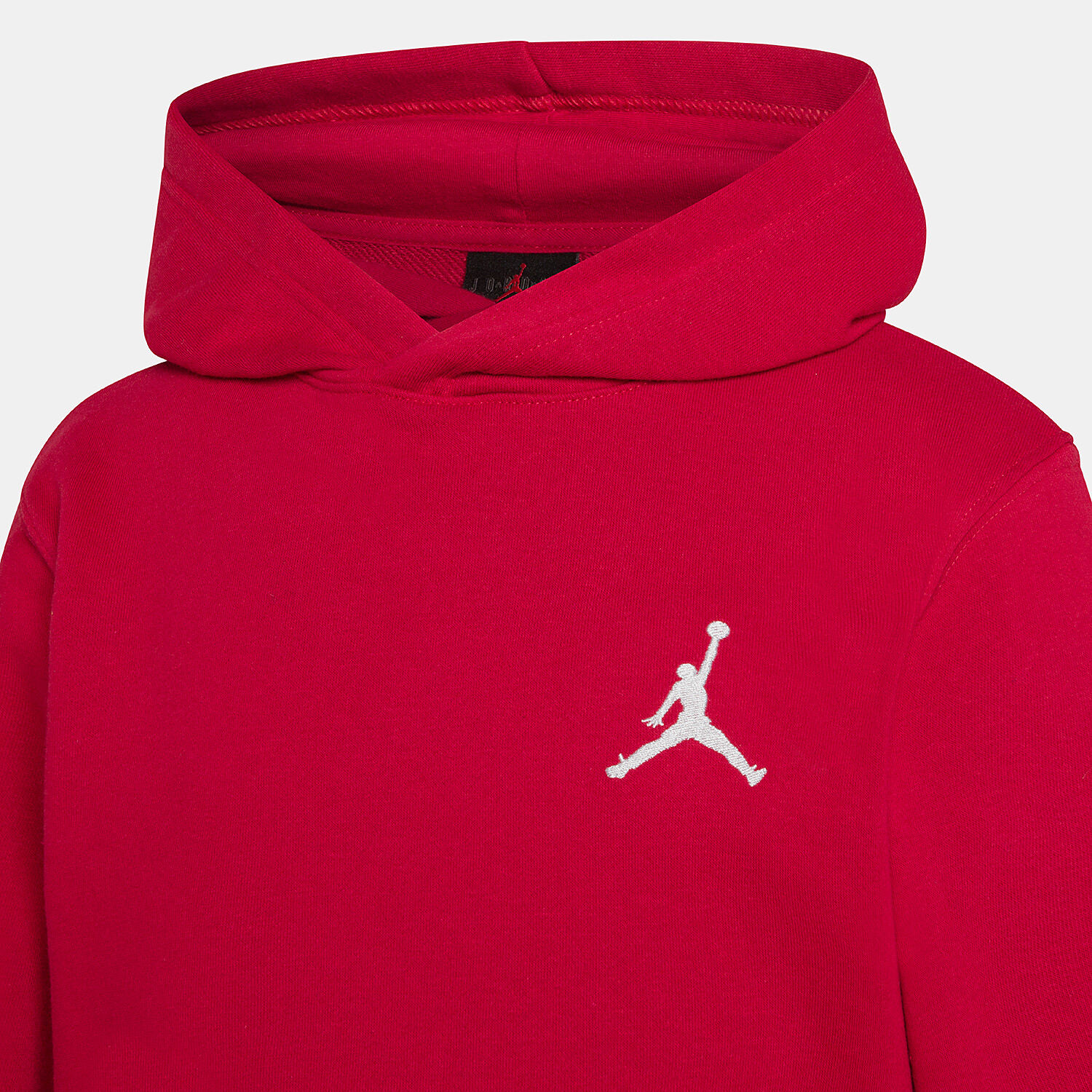 Felpa Jordan Essential Ragazzi rossa e bianca AW LAB