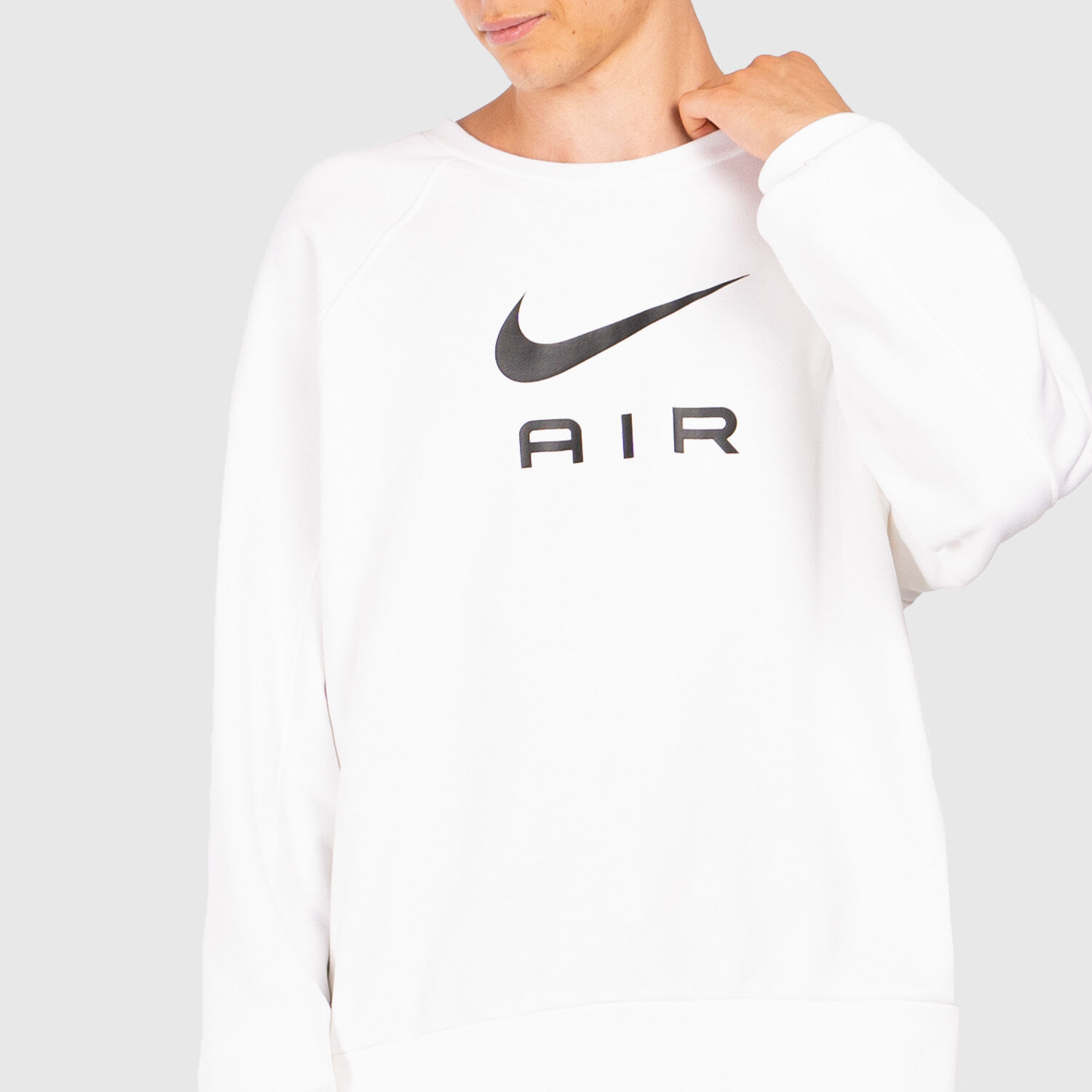 Felpa Nike Sportswear Air bianca e nera AW LAB